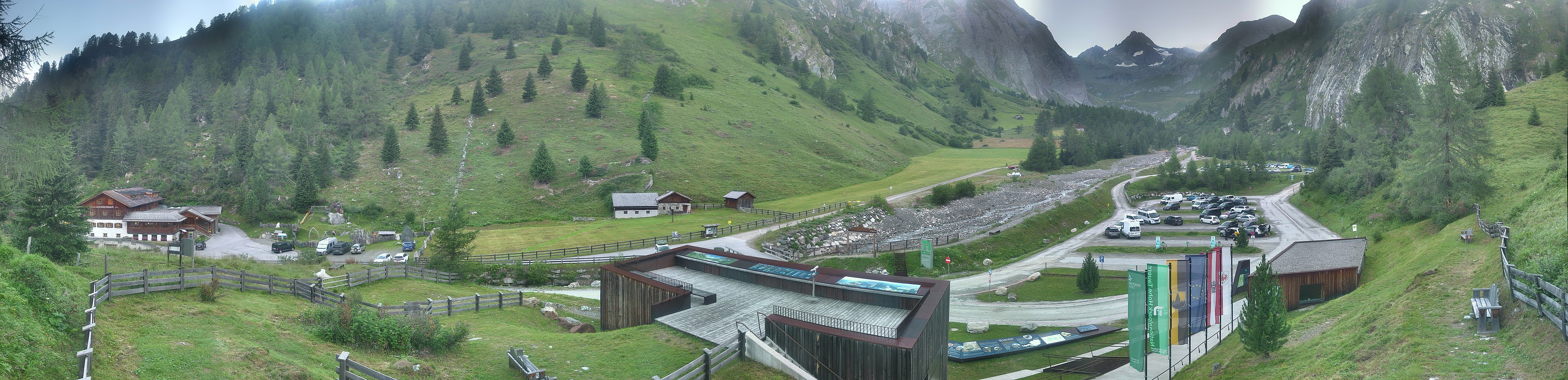 Archiv Foto Webcam Kalser Glocknerstraße - der Weg zum königlichen Ausblick