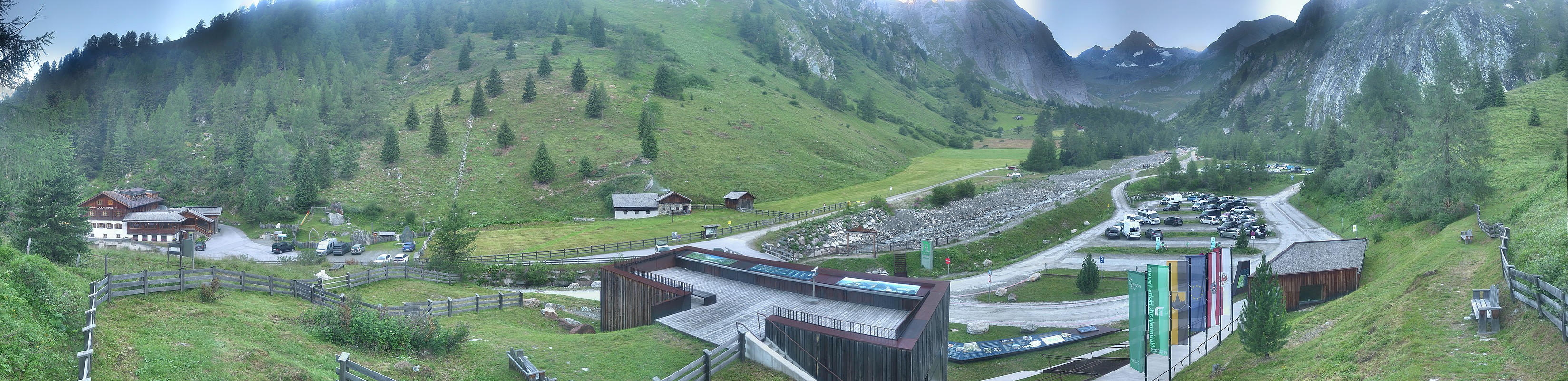 Archiv Foto Webcam Kalser Glocknerstraße - der Weg zum königlichen Ausblick