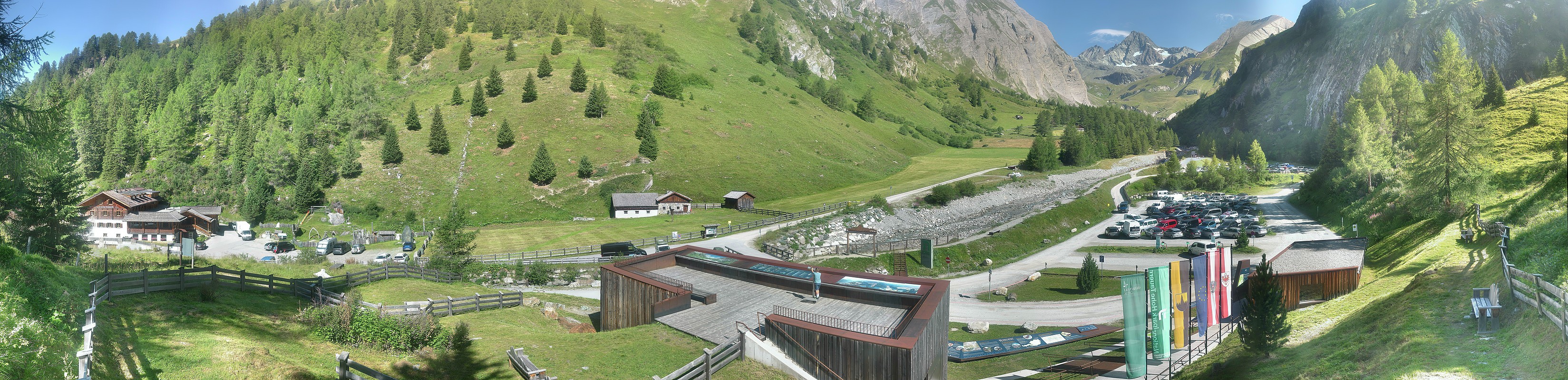Archiv Foto Webcam Kalser Glocknerstraße - der Weg zum königlichen Ausblick
