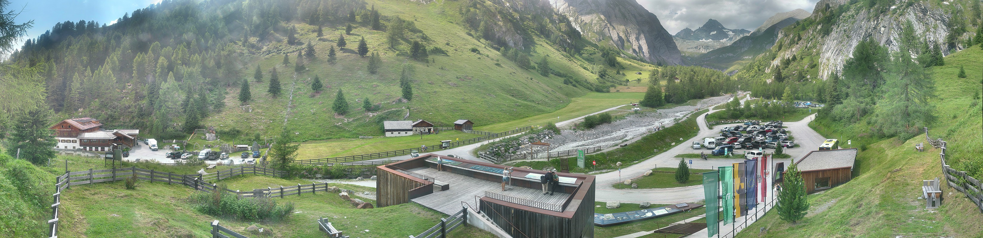 Archiv Foto Webcam Kalser Glocknerstraße - der Weg zum königlichen Ausblick