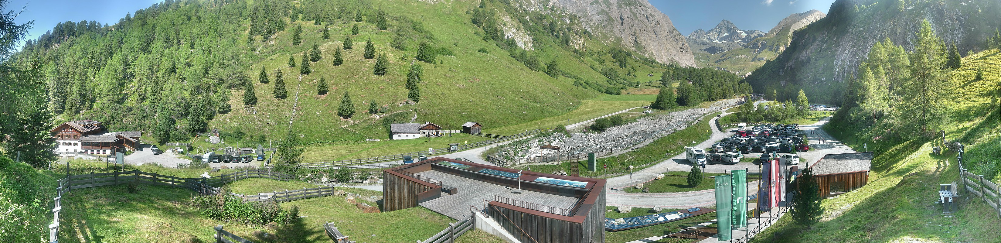Archiv Foto Webcam Kalser Glocknerstraße - der Weg zum königlichen Ausblick