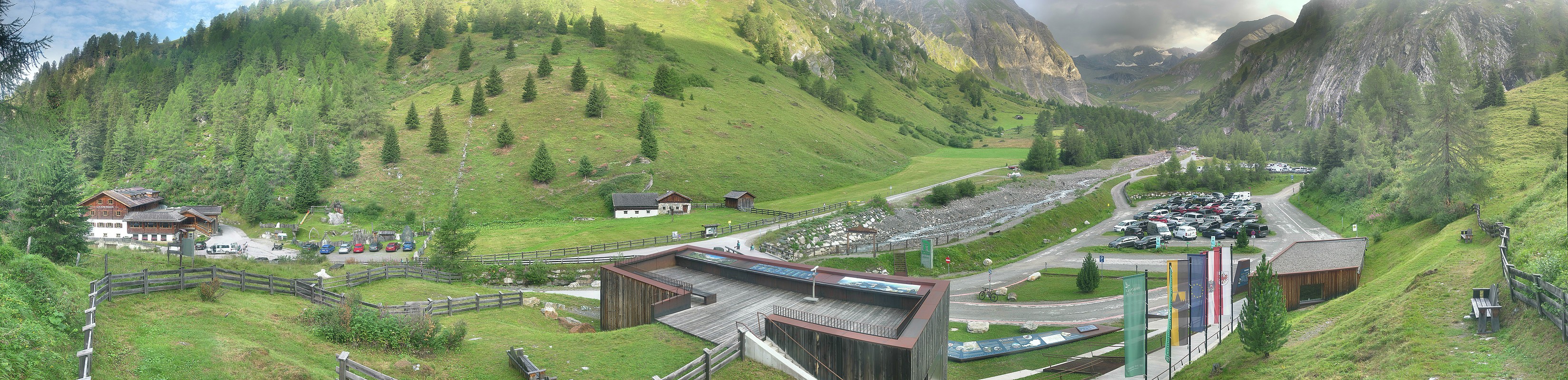 Archiv Foto Webcam Kalser Glocknerstraße - der Weg zum königlichen Ausblick