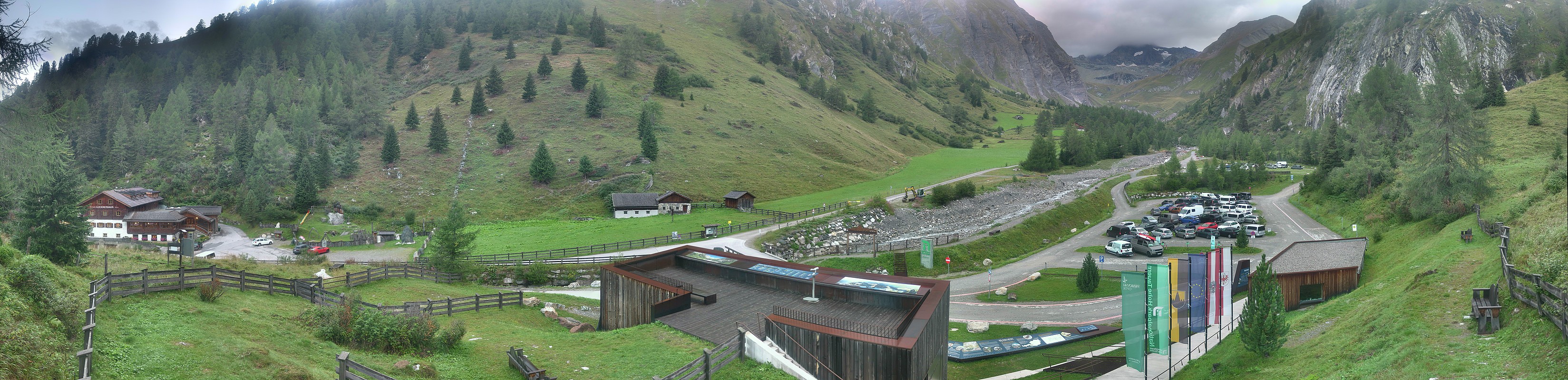 Archiv Foto Webcam Kalser Glocknerstraße - der Weg zum königlichen Ausblick