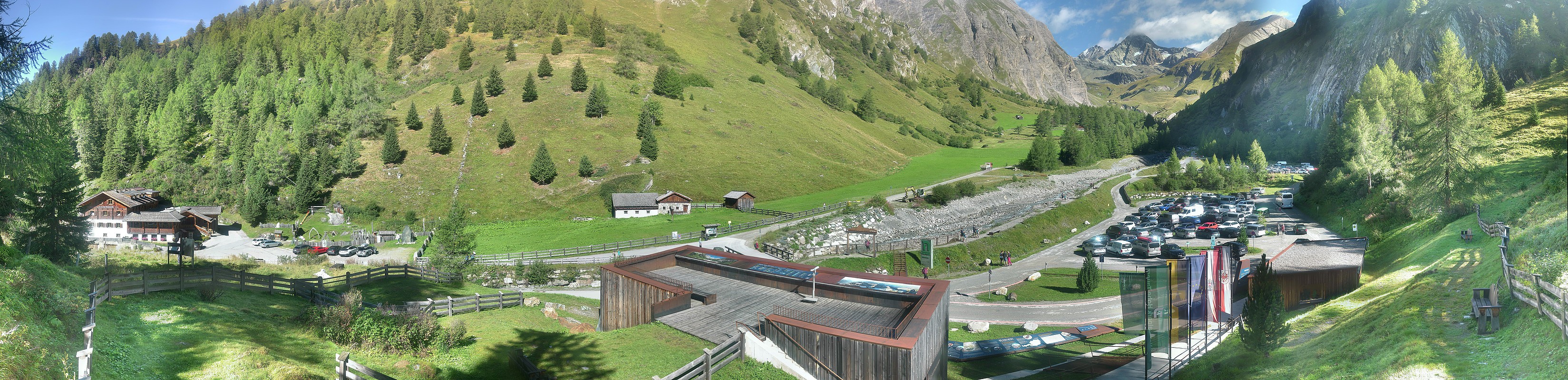 Archiv Foto Webcam Kalser Glocknerstraße - der Weg zum königlichen Ausblick