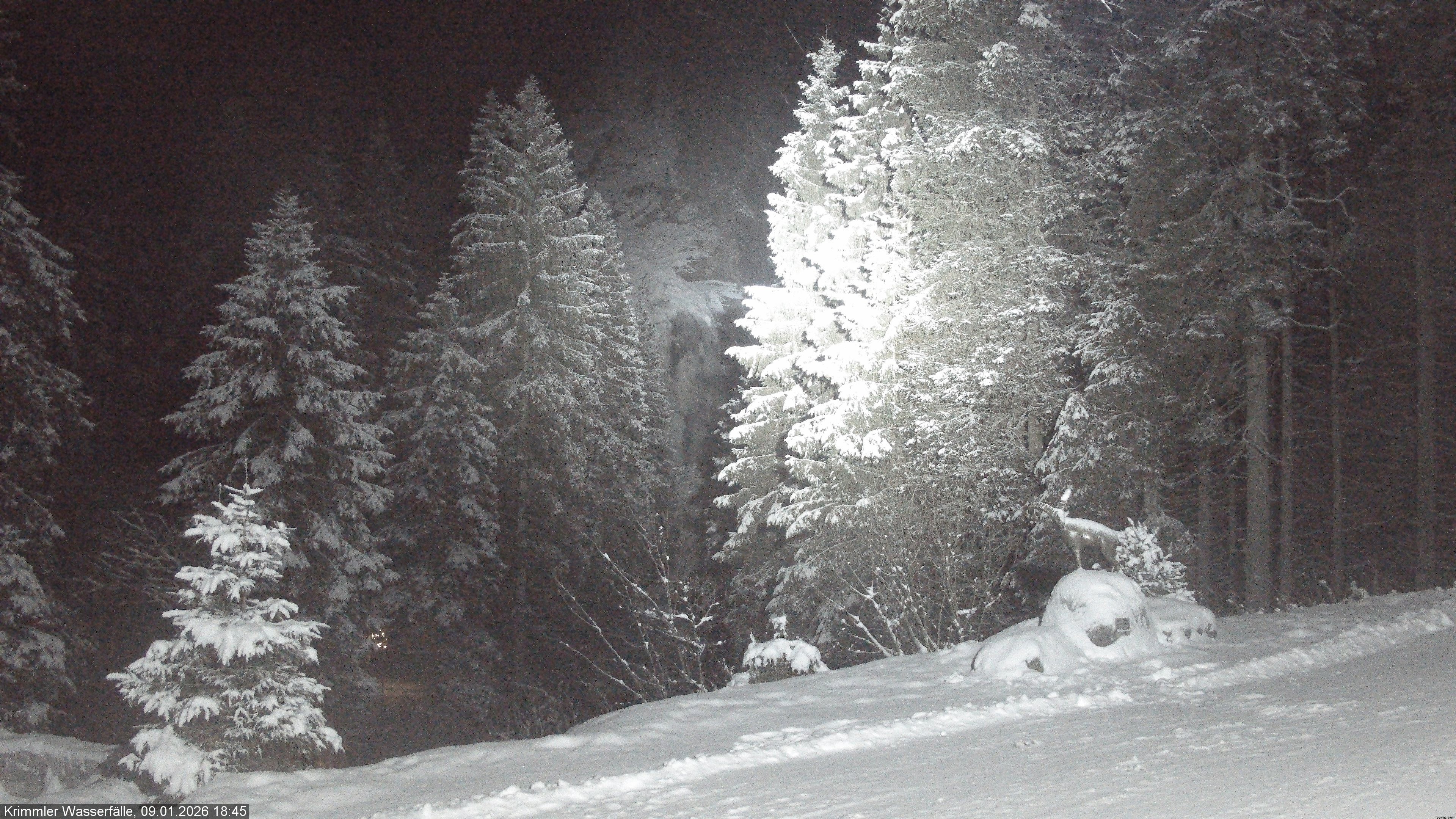 Archived image Webcam Hanke's Café - Krimml Waterfalls