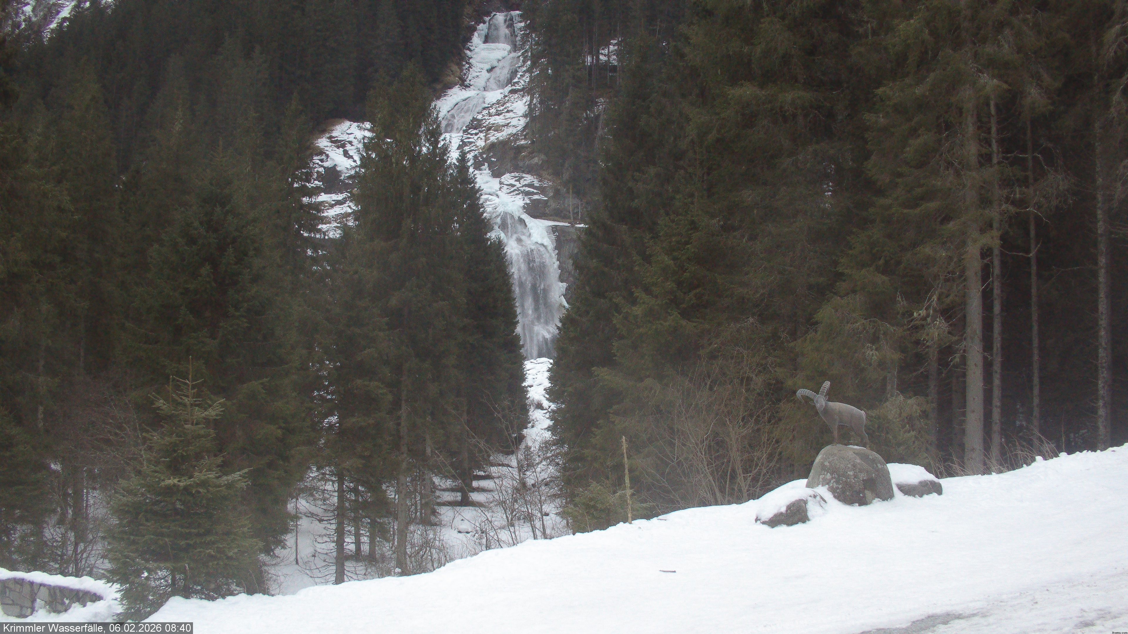 Archiv Foto Webcam Krimmler Wasserfall - Hanke's Café