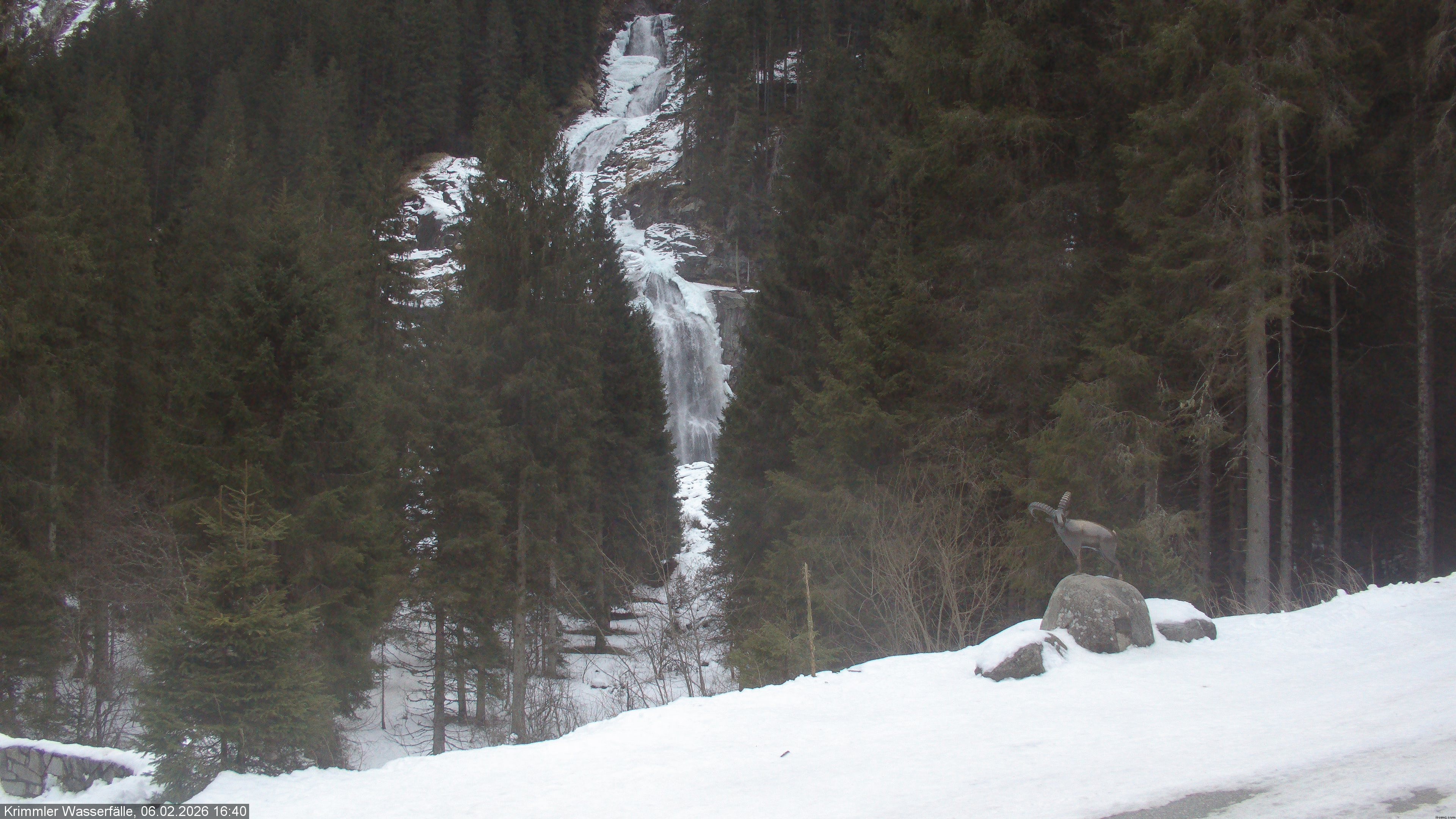 Archiv Foto Webcam Krimmler Wasserfall - Hanke's Café