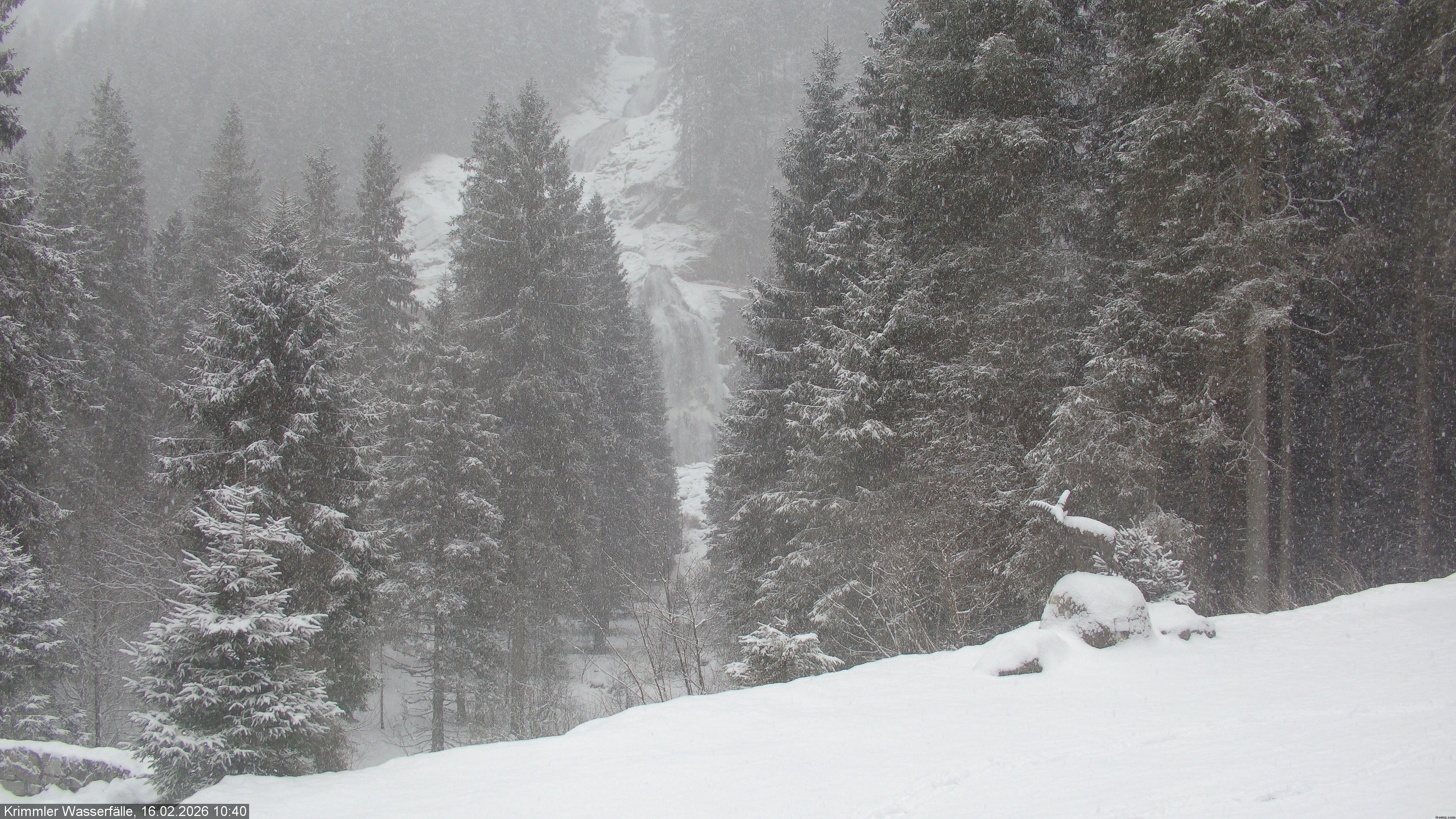 Archiv Foto Webcam Krimmler Wasserfall - Hanke's Café