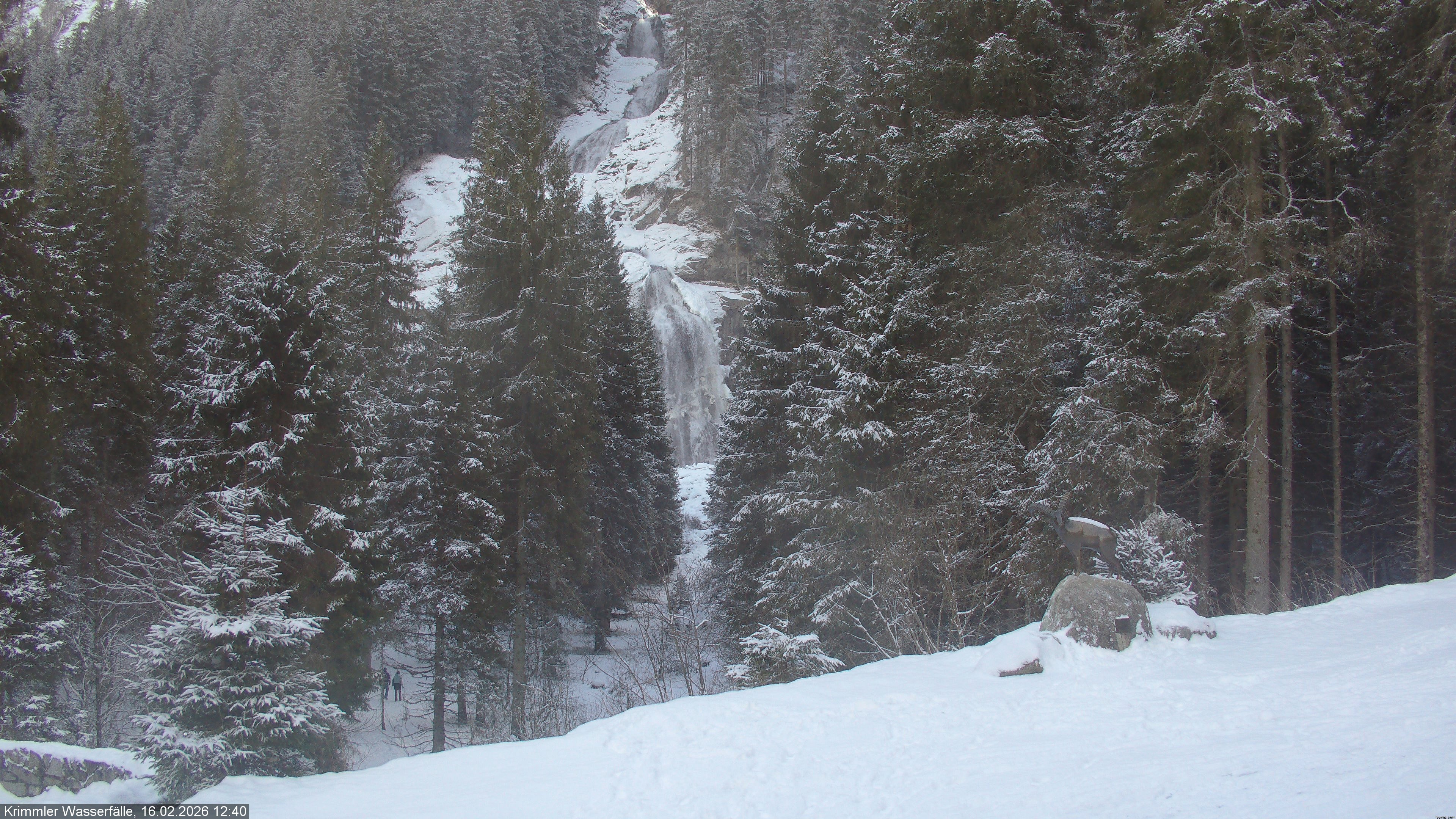 Archiv Foto Webcam Krimmler Wasserfall - Hanke's Café