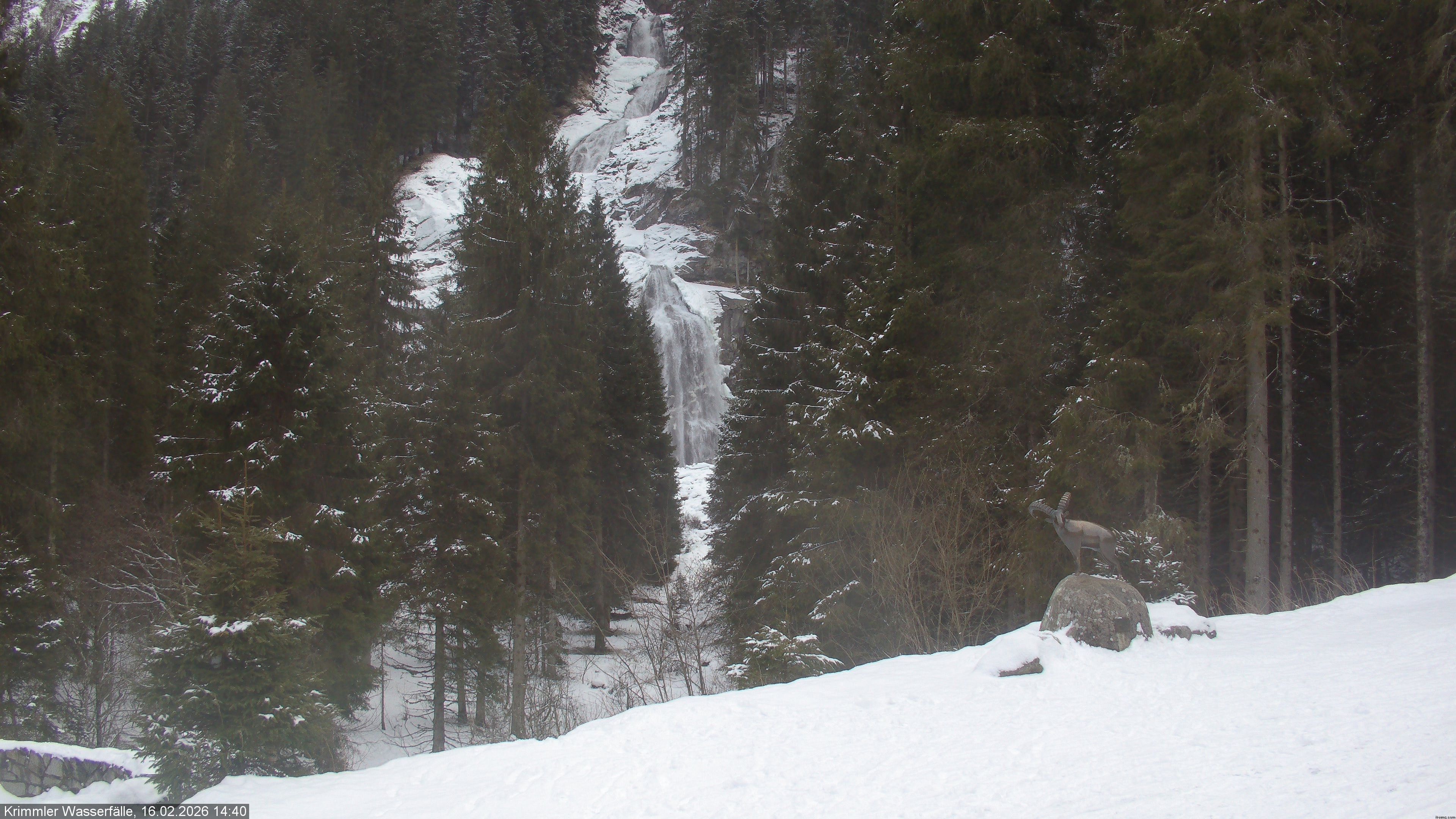 Archiv Foto Webcam Krimmler Wasserfall - Hanke's Café