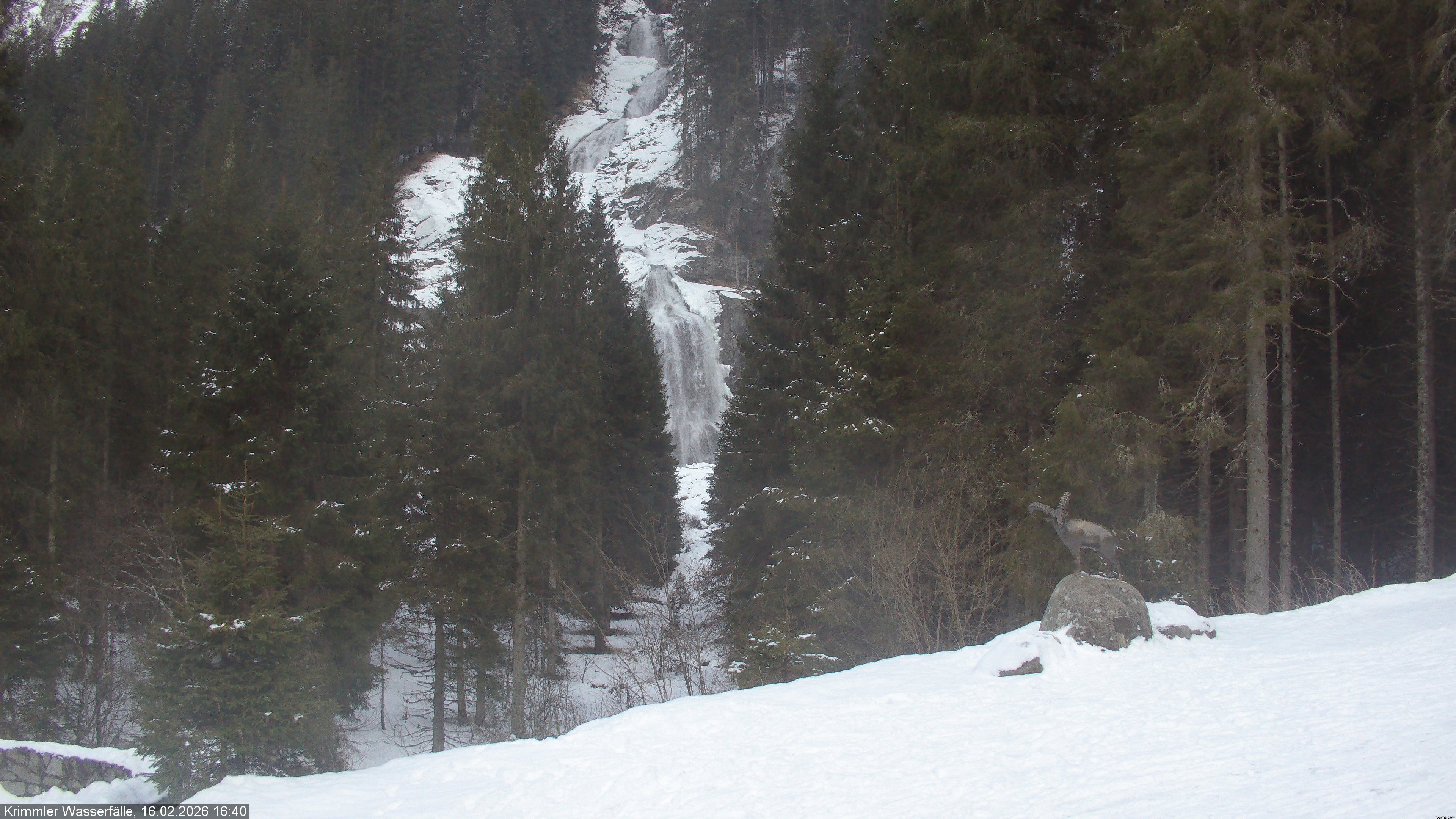 Archiv Foto Webcam Krimmler Wasserfall - Hanke's Café