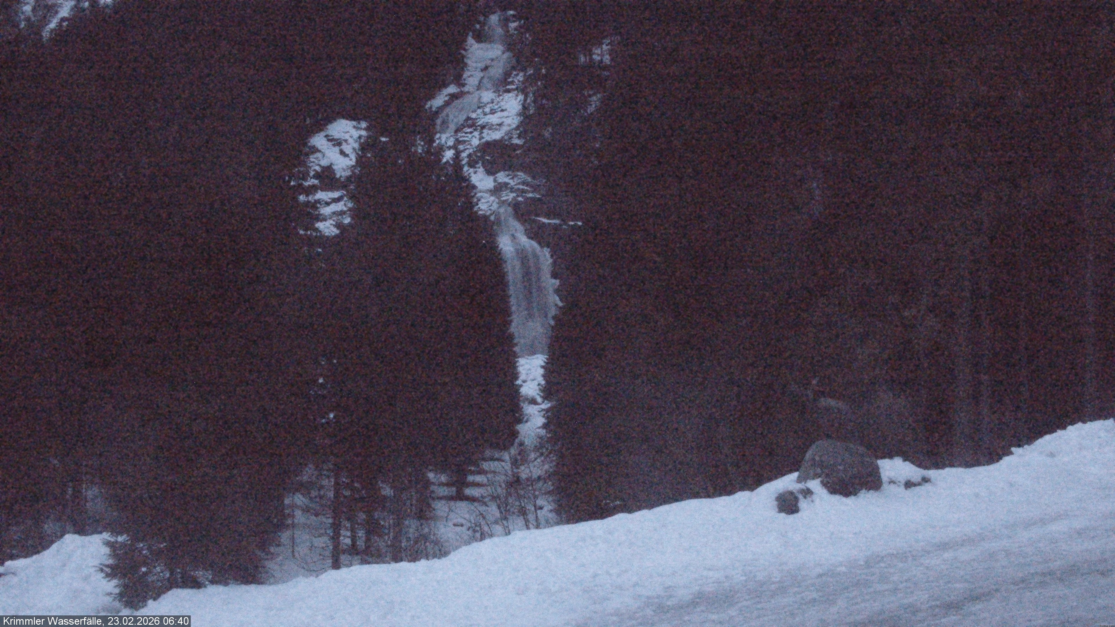 Archiv Foto Webcam Krimmler Wasserfall - Hanke's Café