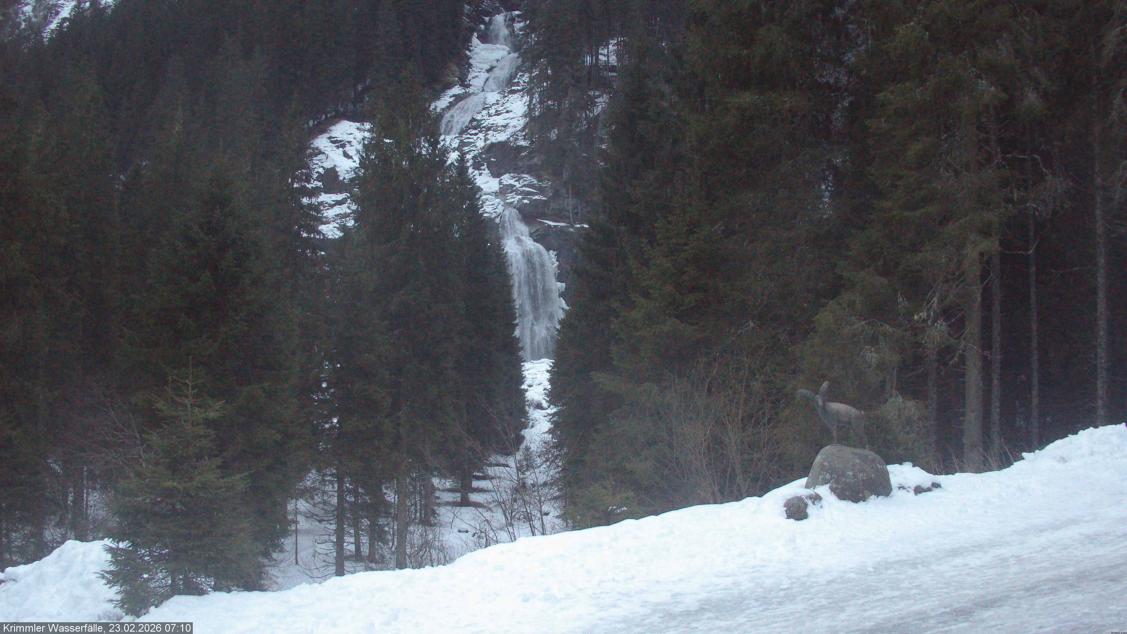 Archiv Foto Webcam Krimmler Wasserfall - Hanke's Café