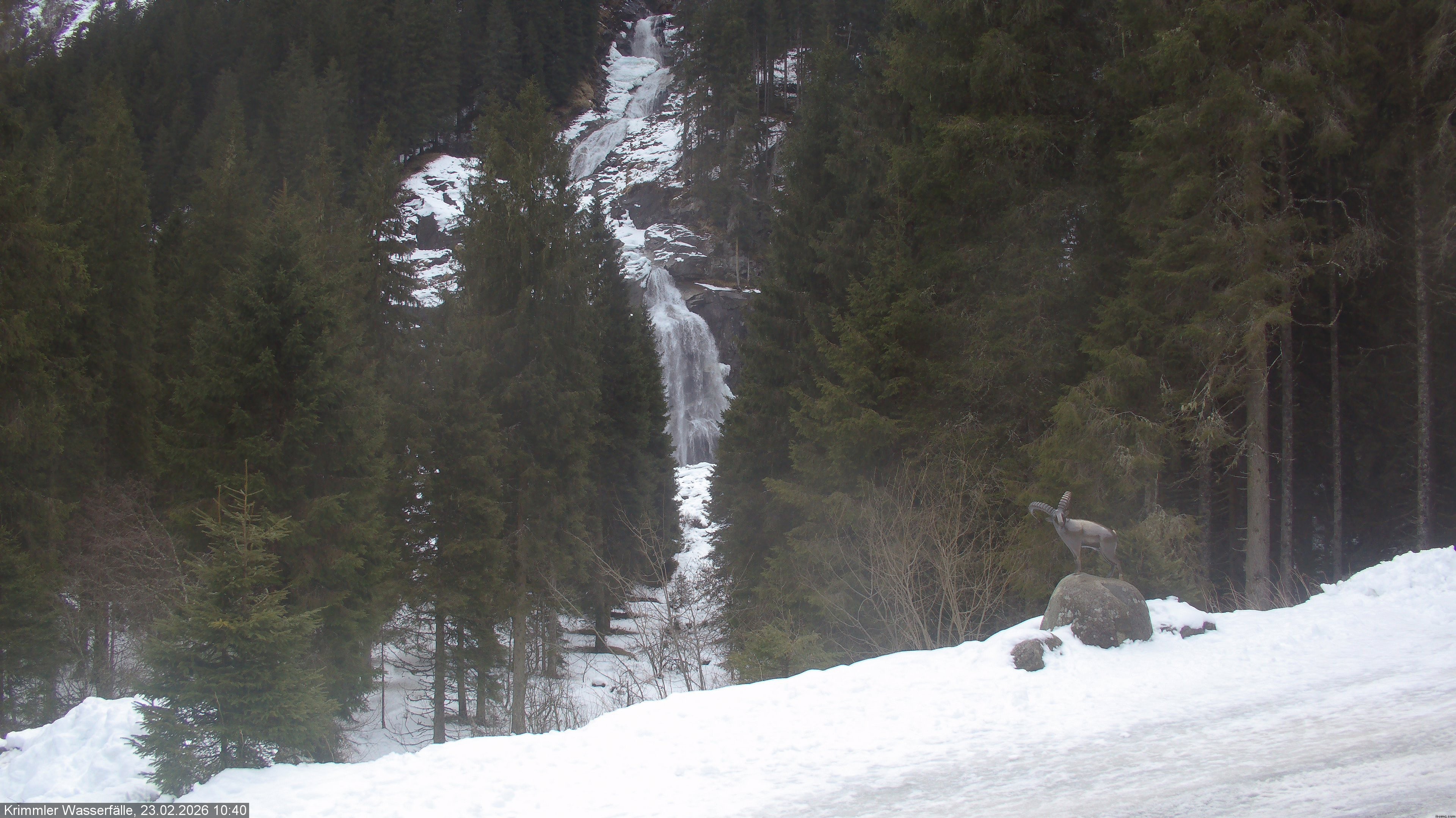 Archiv Foto Webcam Krimmler Wasserfall - Hanke's Café