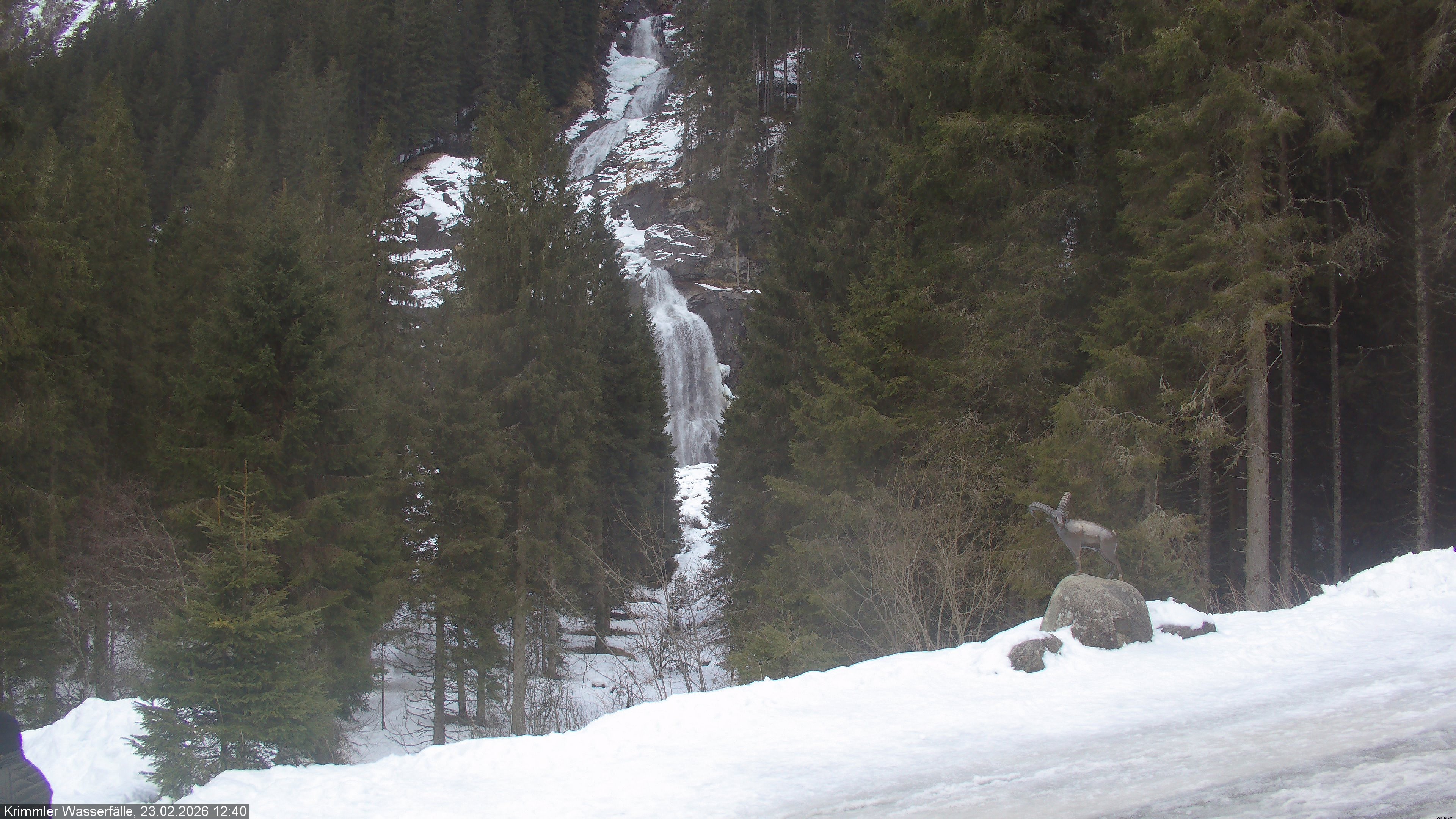 Archiv Foto Webcam Krimmler Wasserfall - Hanke's Café
