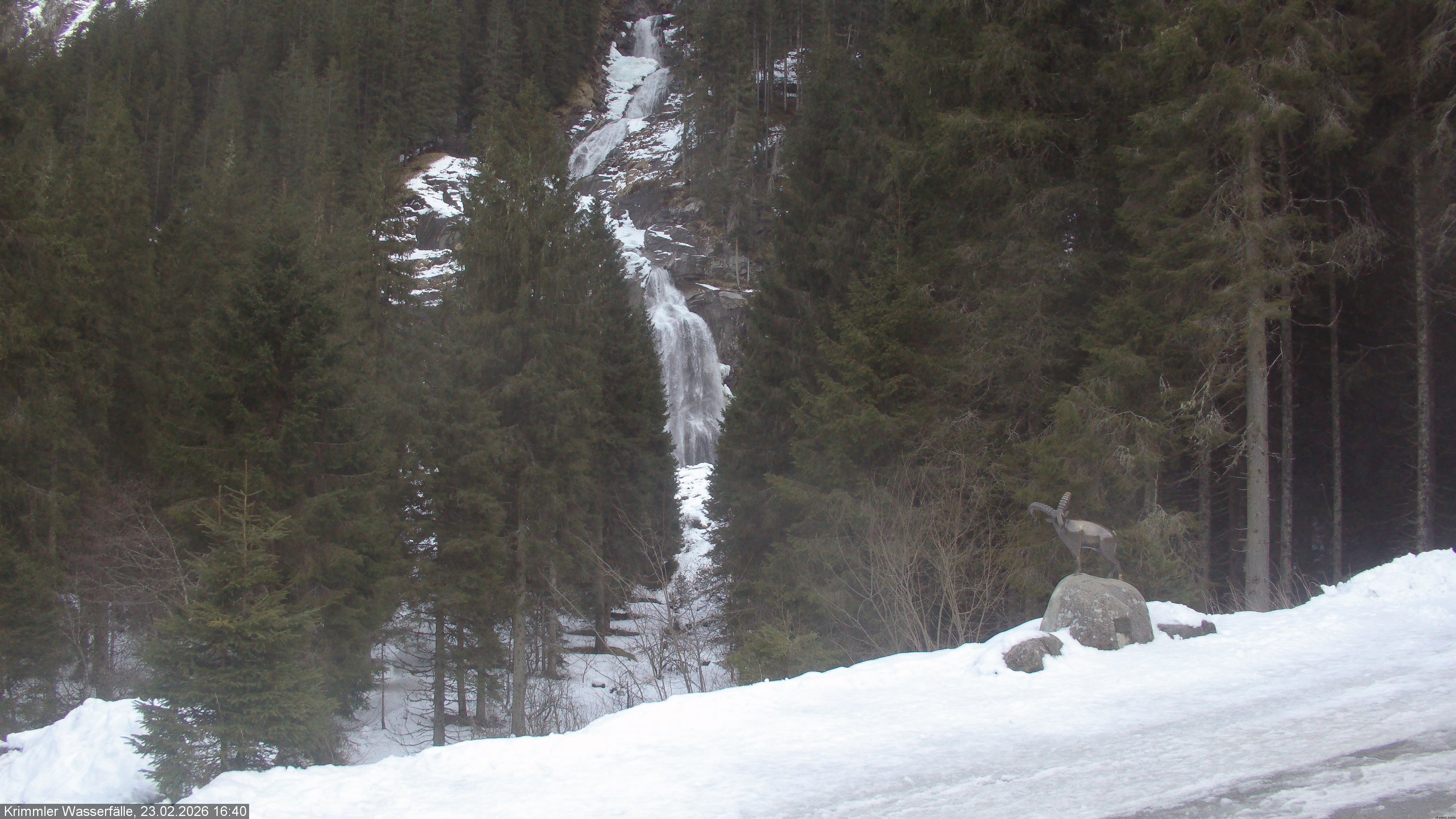 Archiv Foto Webcam Krimmler Wasserfall - Hanke's Café