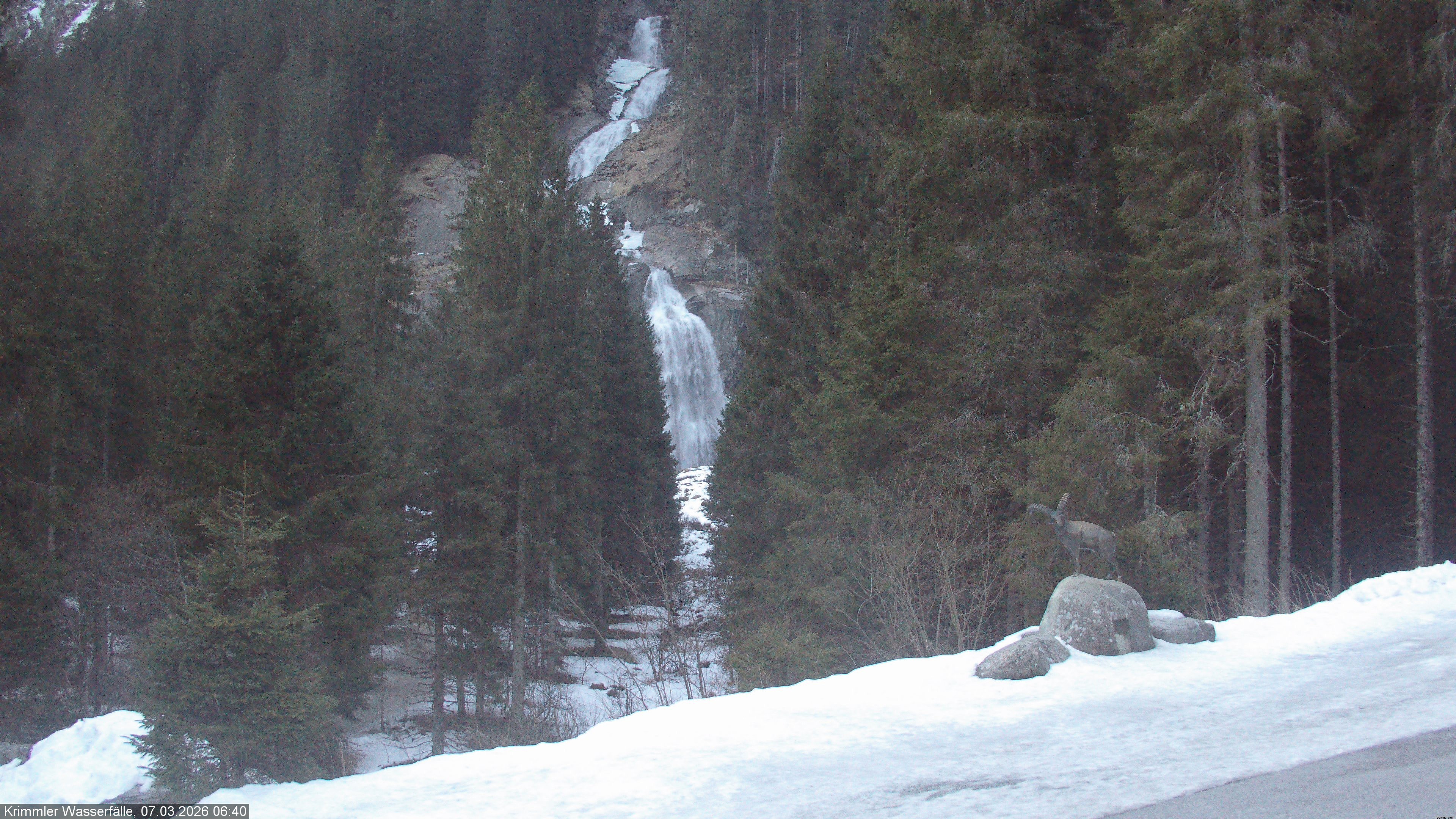 Archiv Foto Webcam Krimmler Wasserfall - Hanke's Café