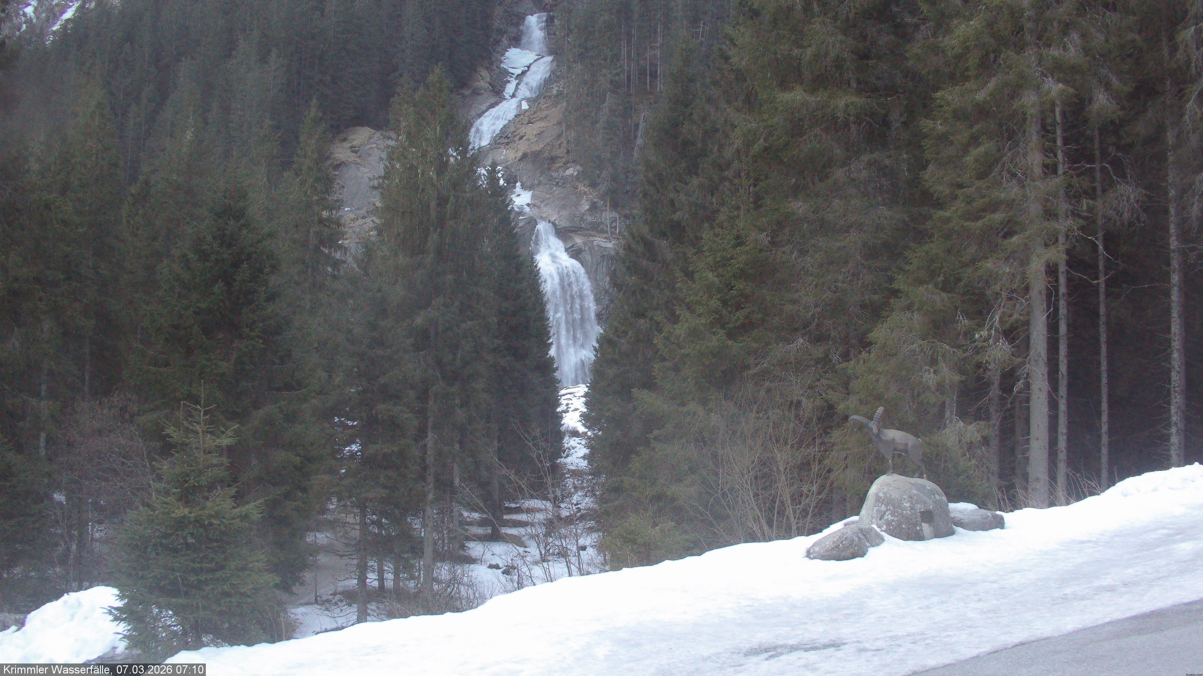 Archiv Foto Webcam Krimmler Wasserfall - Hanke's Café