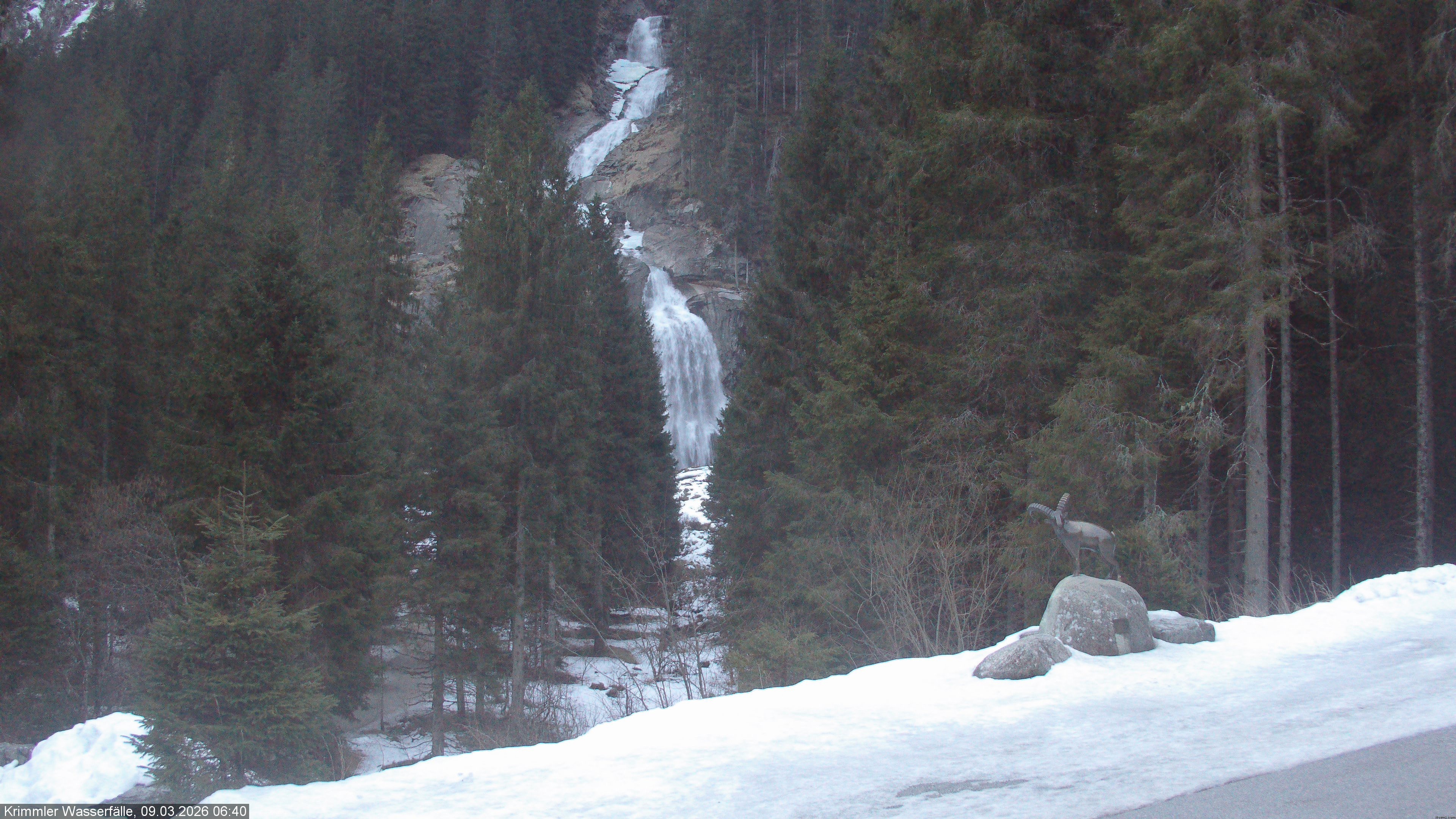 Archiv Foto Webcam Krimmler Wasserfall - Hanke's Café