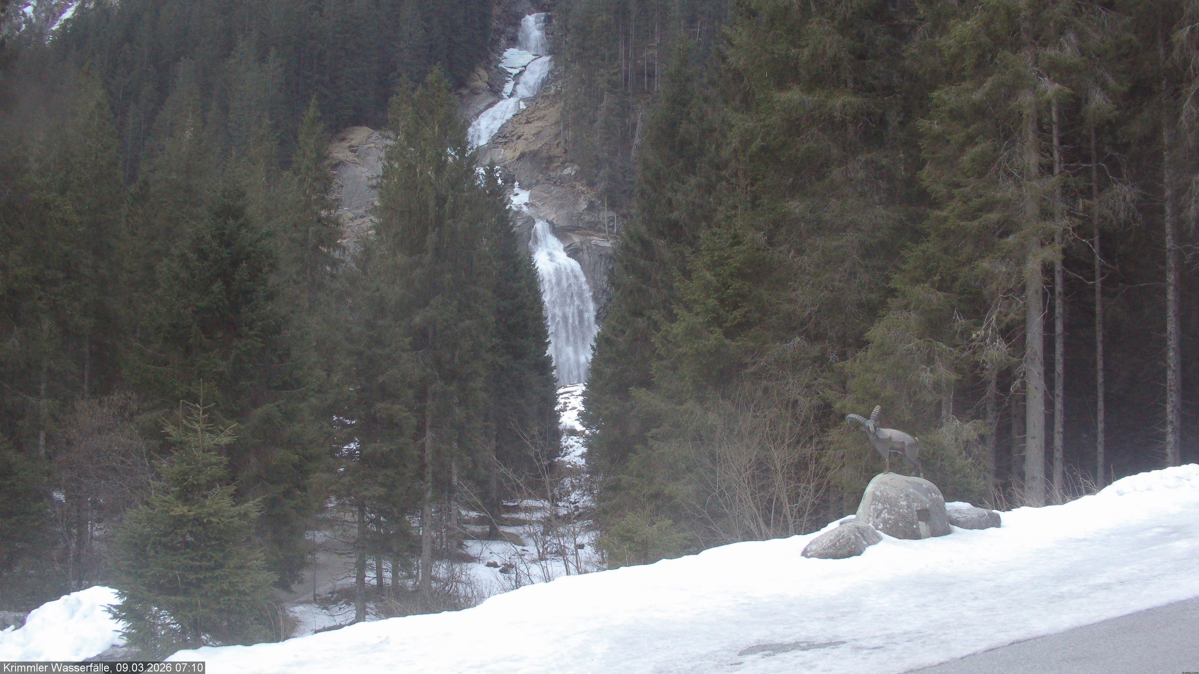 Archiv Foto Webcam Krimmler Wasserfall - Hanke's Café