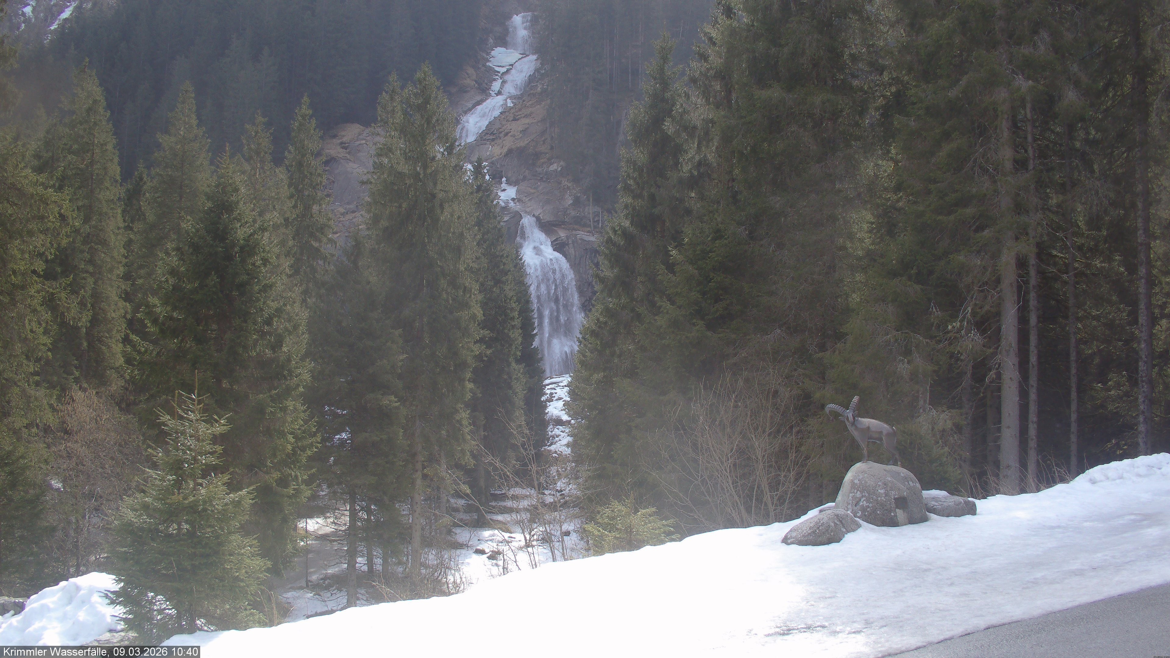 Archiv Foto Webcam Krimmler Wasserfall - Hanke's Café