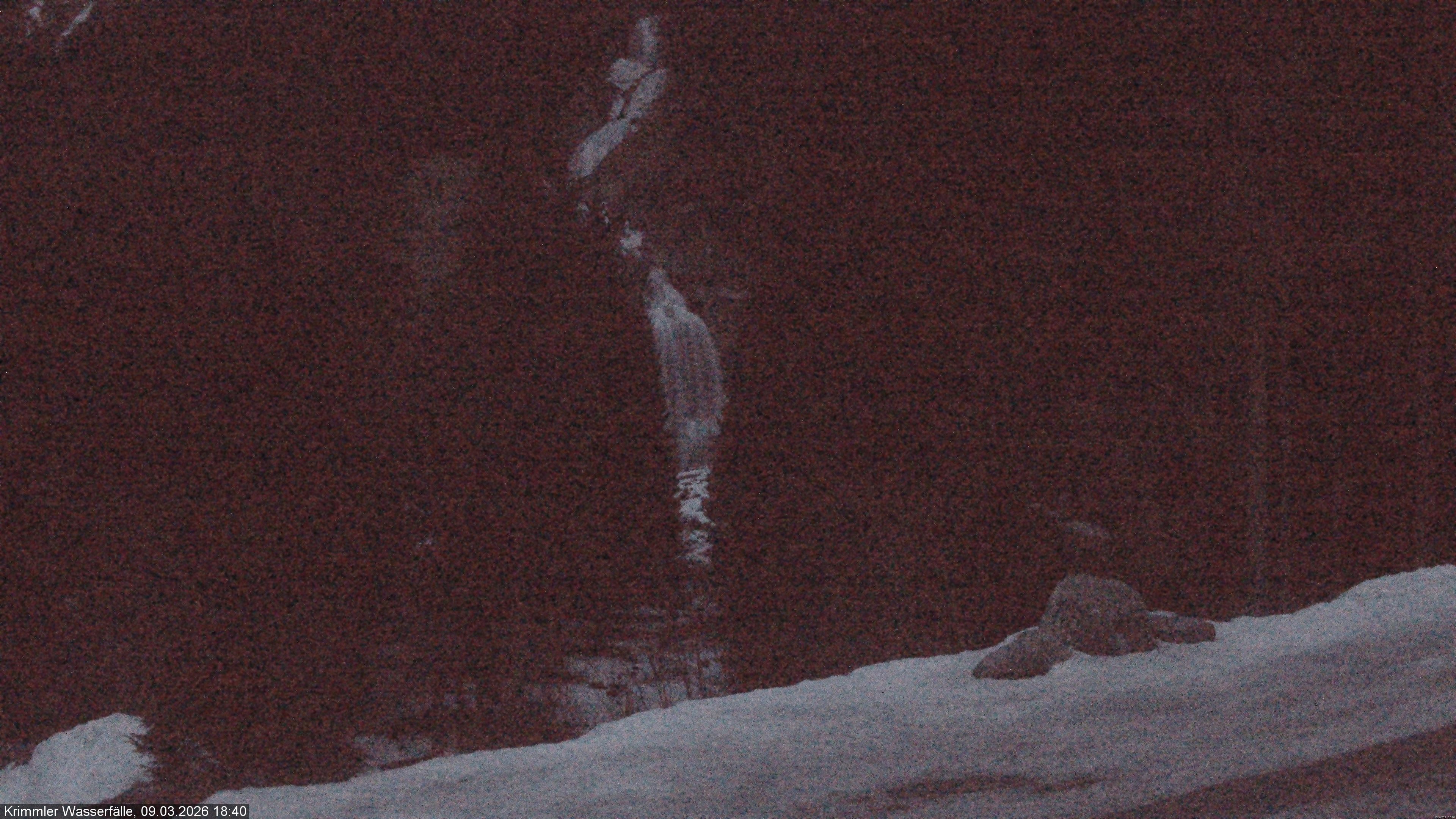 Archiv Foto Webcam Krimmler Wasserfall - Hanke's Café