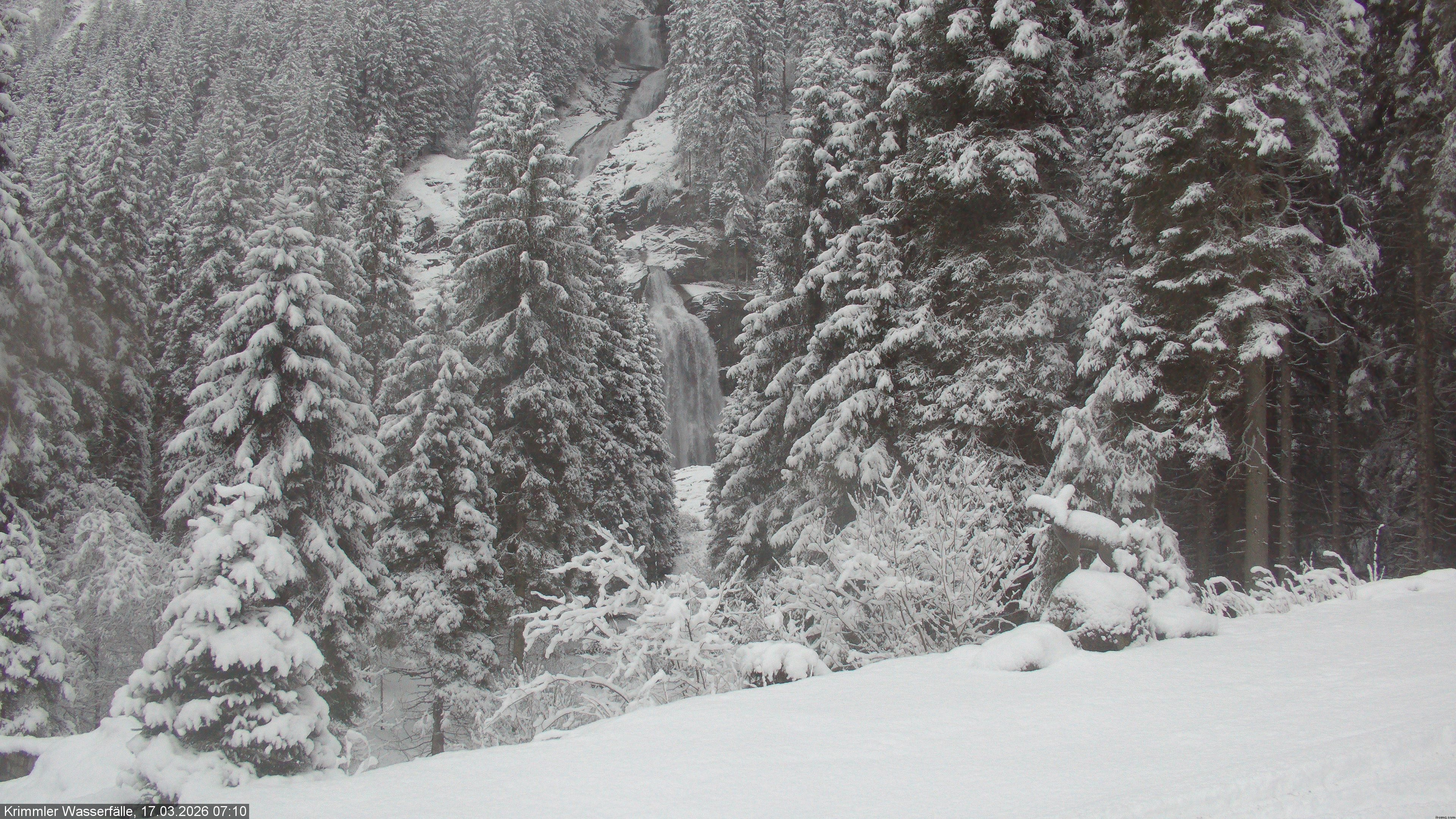 Archiv Foto Webcam Krimmler Wasserfall - Hanke's Café