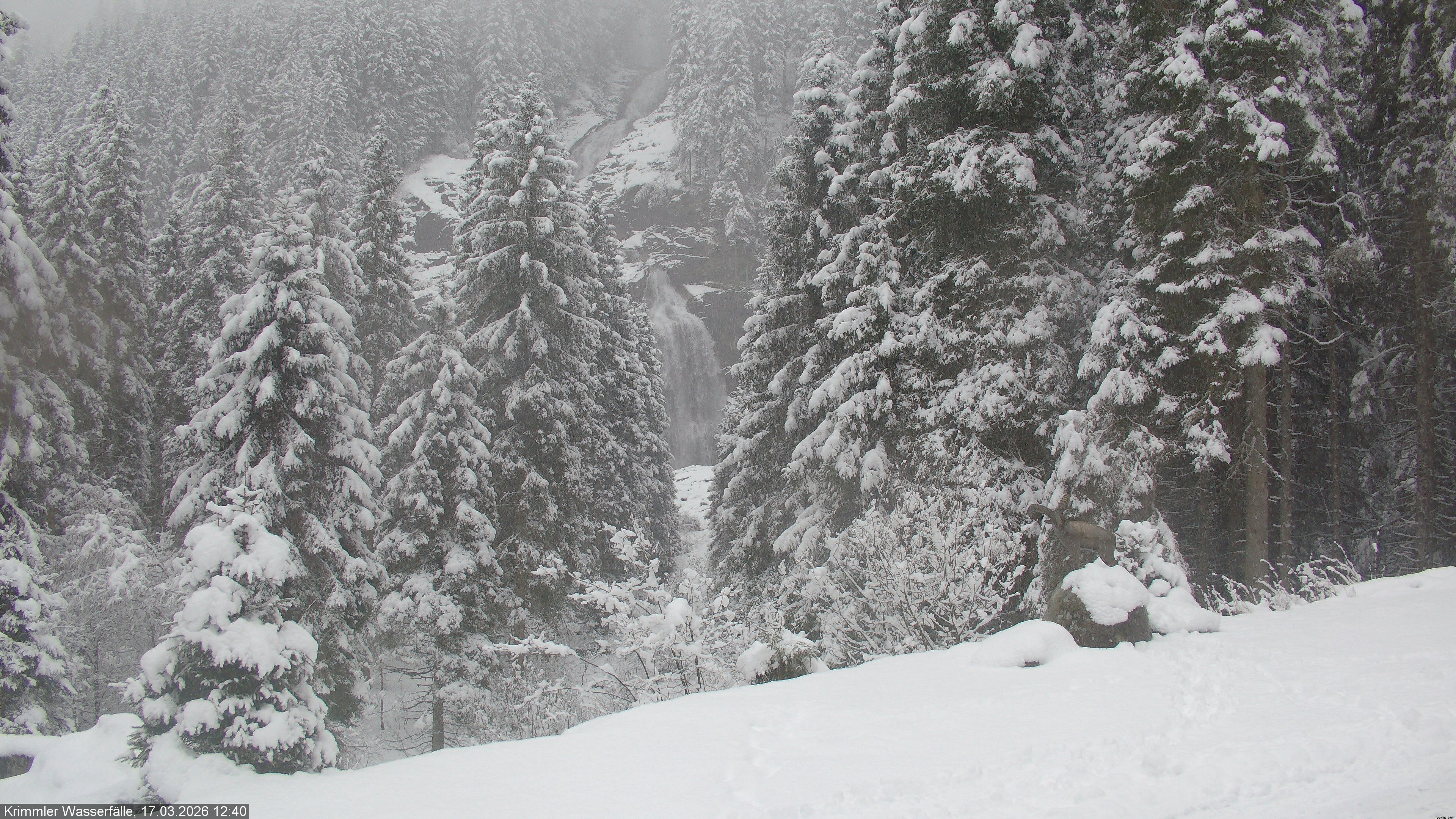 Archiv Foto Webcam Krimmler Wasserfall - Hanke's Café