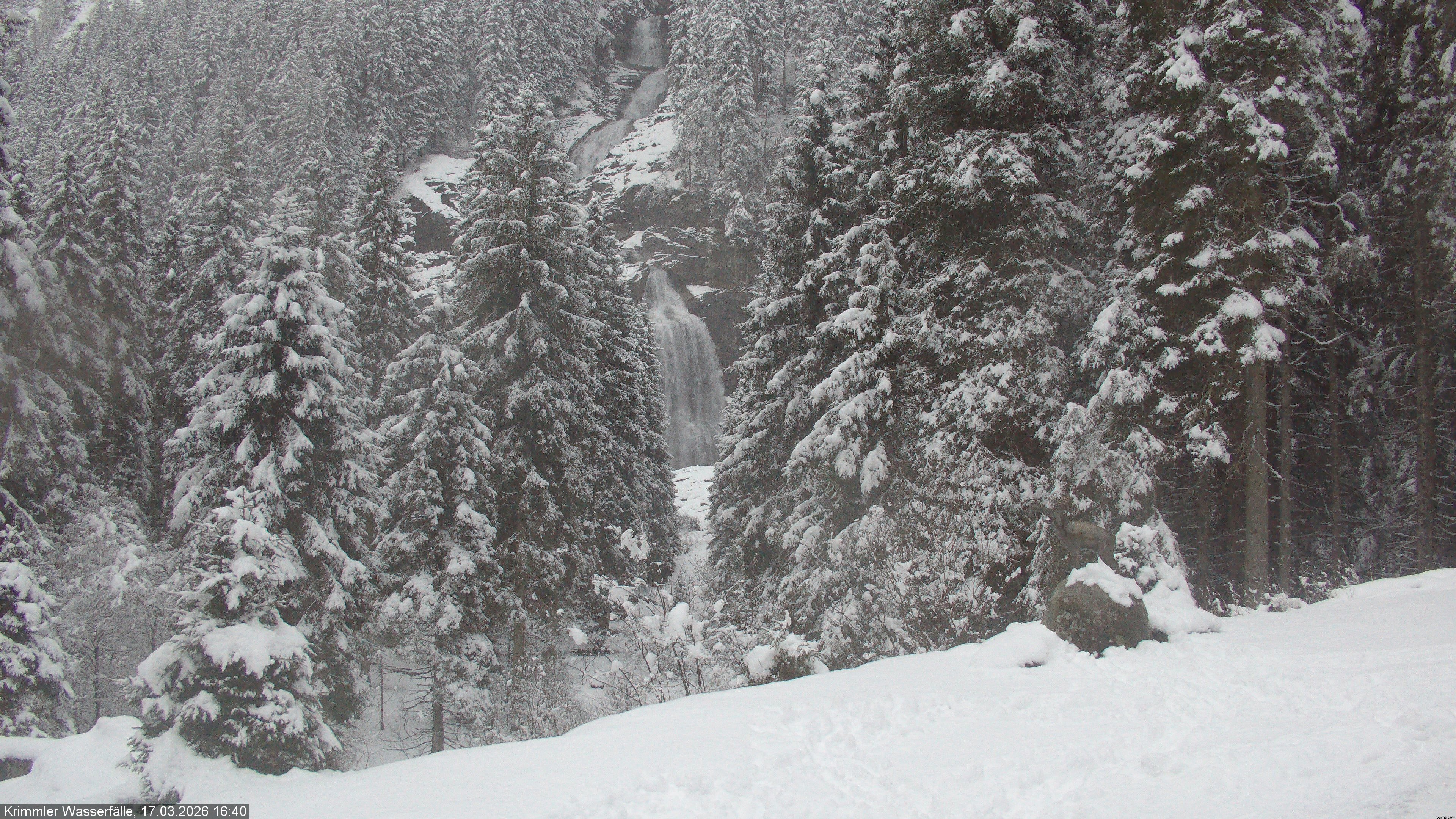 Archiv Foto Webcam Krimmler Wasserfall - Hanke's Café