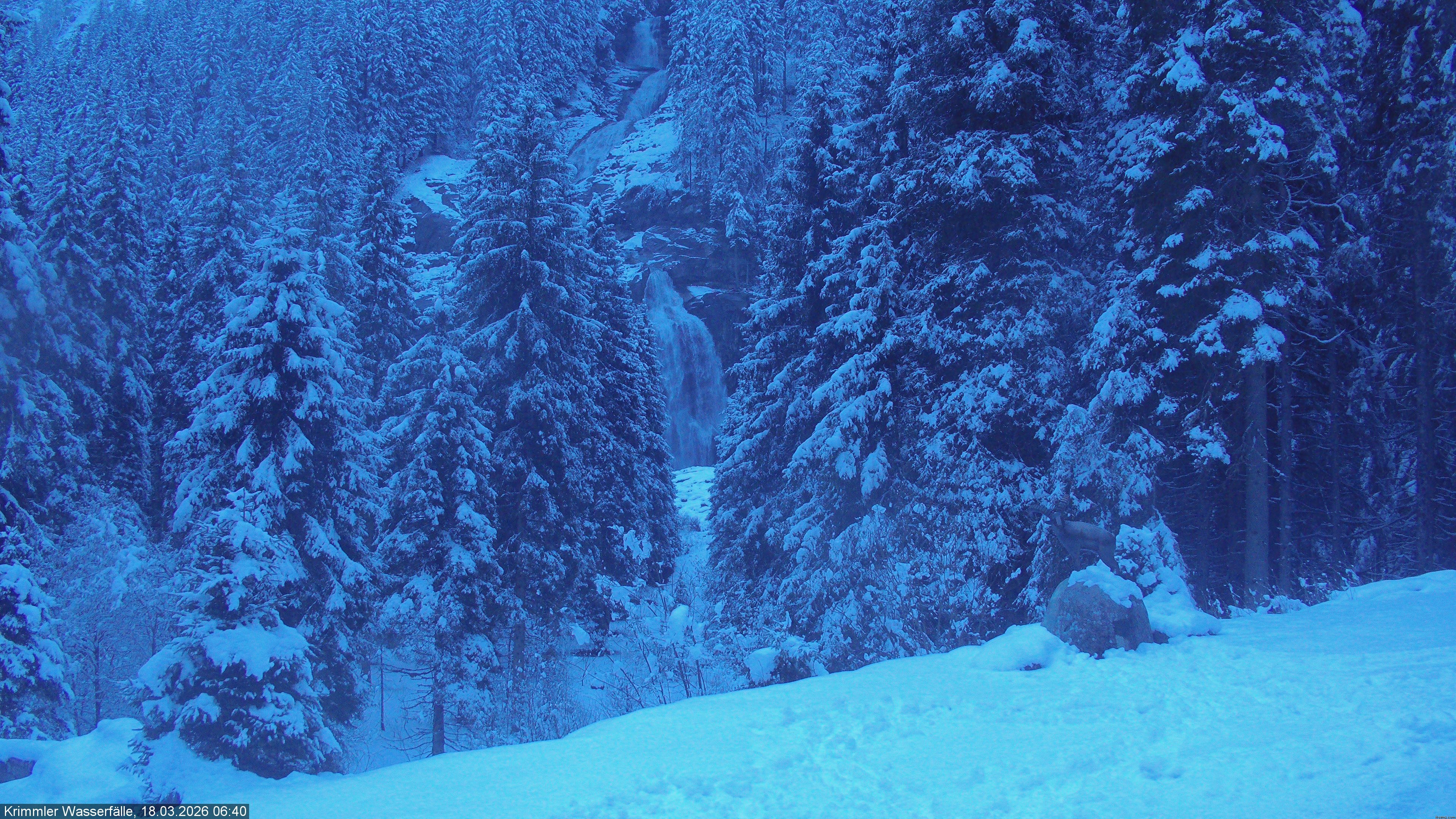 Archiv Foto Webcam Krimmler Wasserfall - Hanke's Café