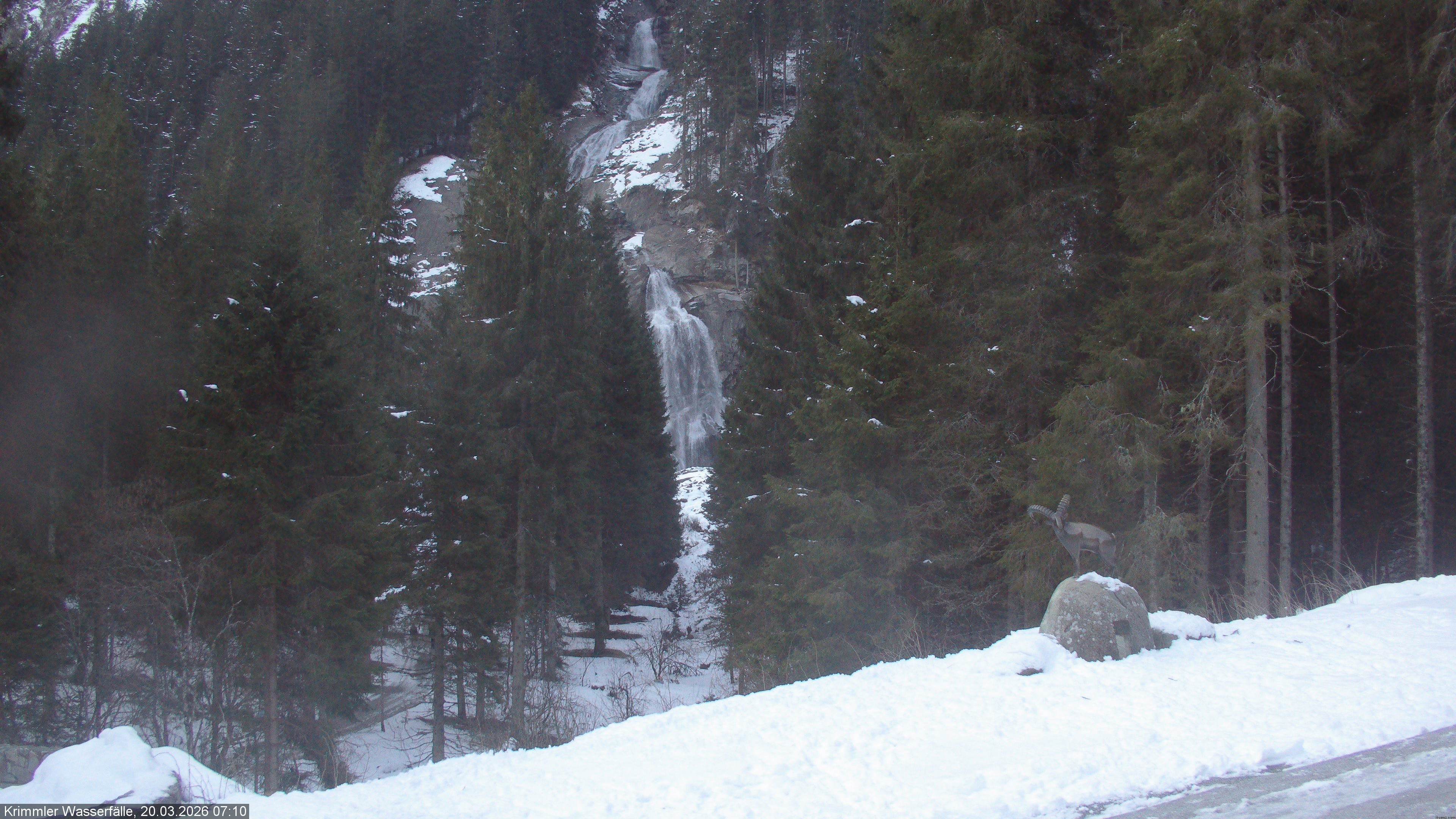 Archiv Foto Webcam Krimmler Wasserfall - Hanke's Café