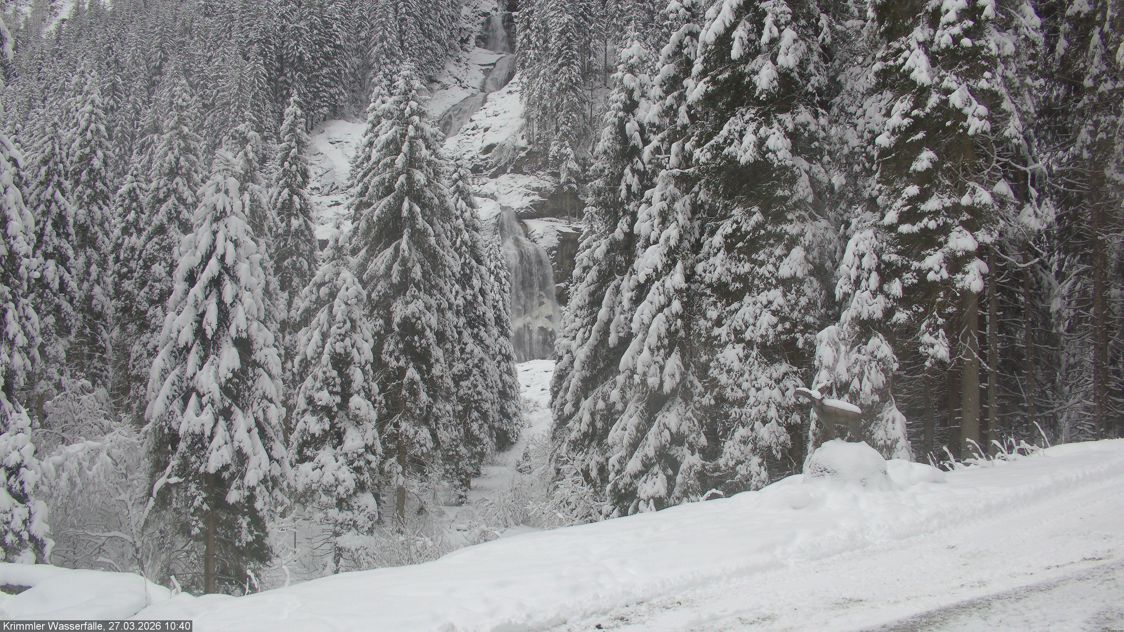 Archiv Foto Webcam Krimmler Wasserfall - Hanke's Café