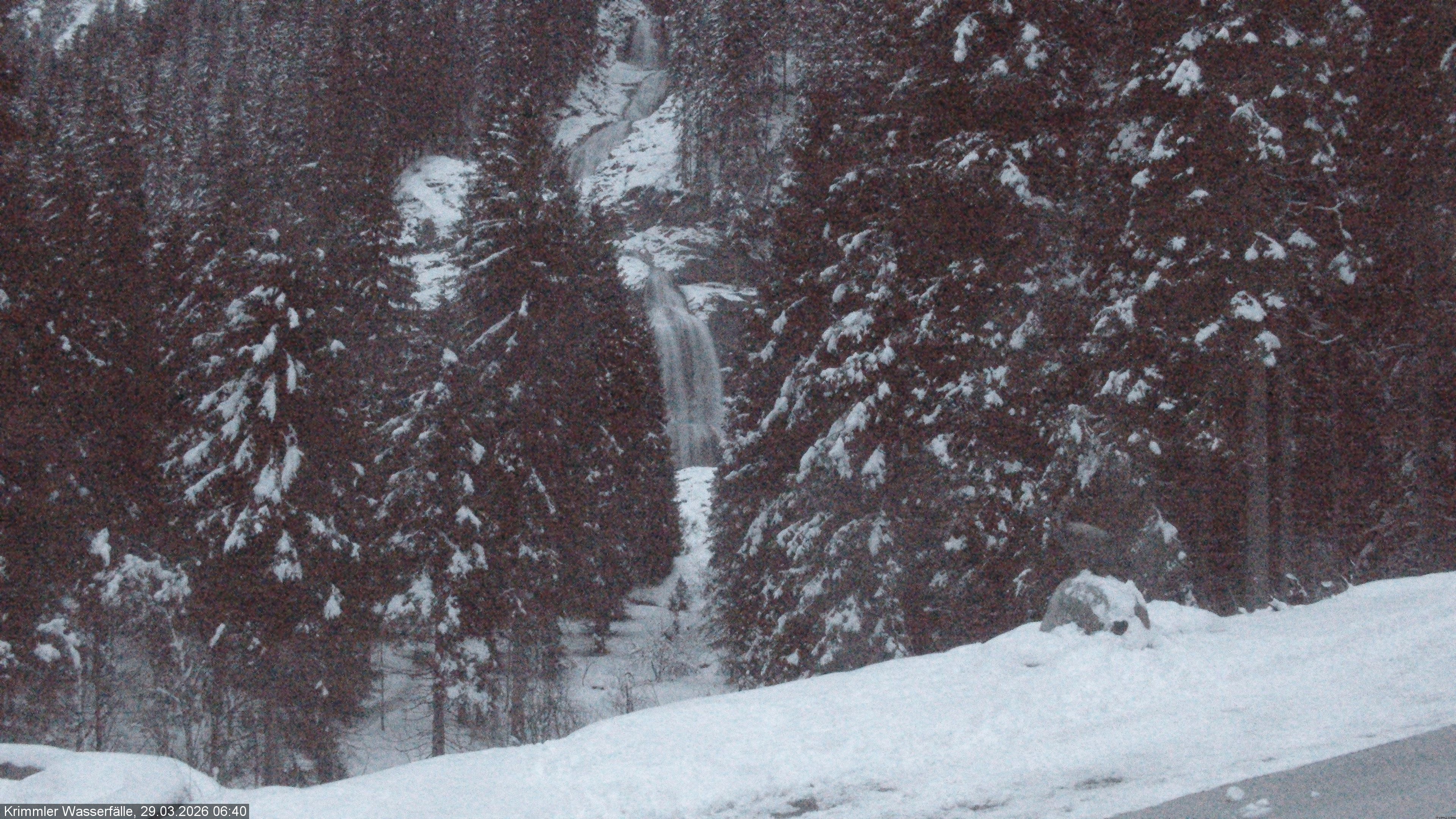 Archiv Foto Webcam Krimmler Wasserfall - Hanke's Café
