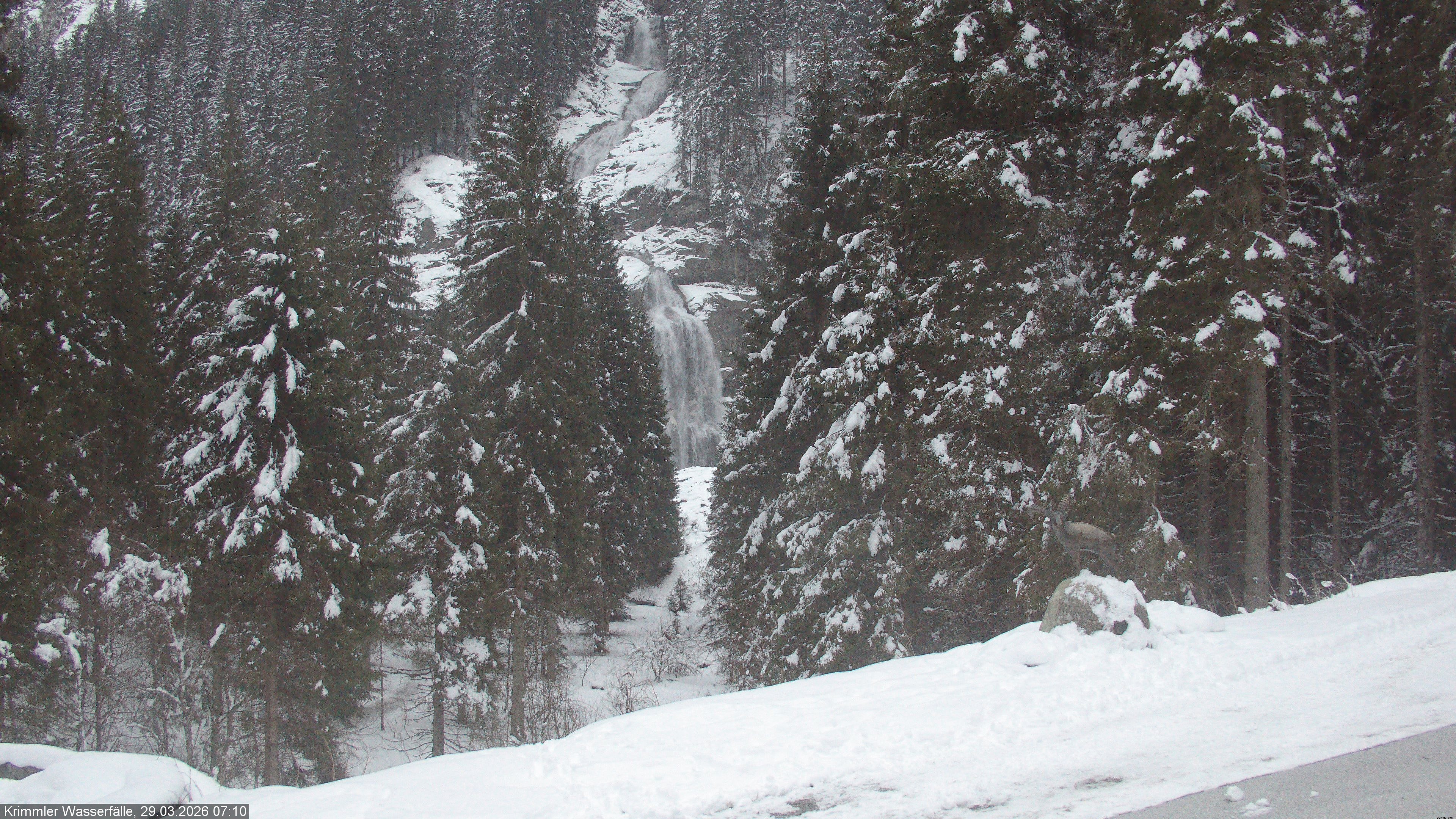 Archiv Foto Webcam Krimmler Wasserfall - Hanke's Café