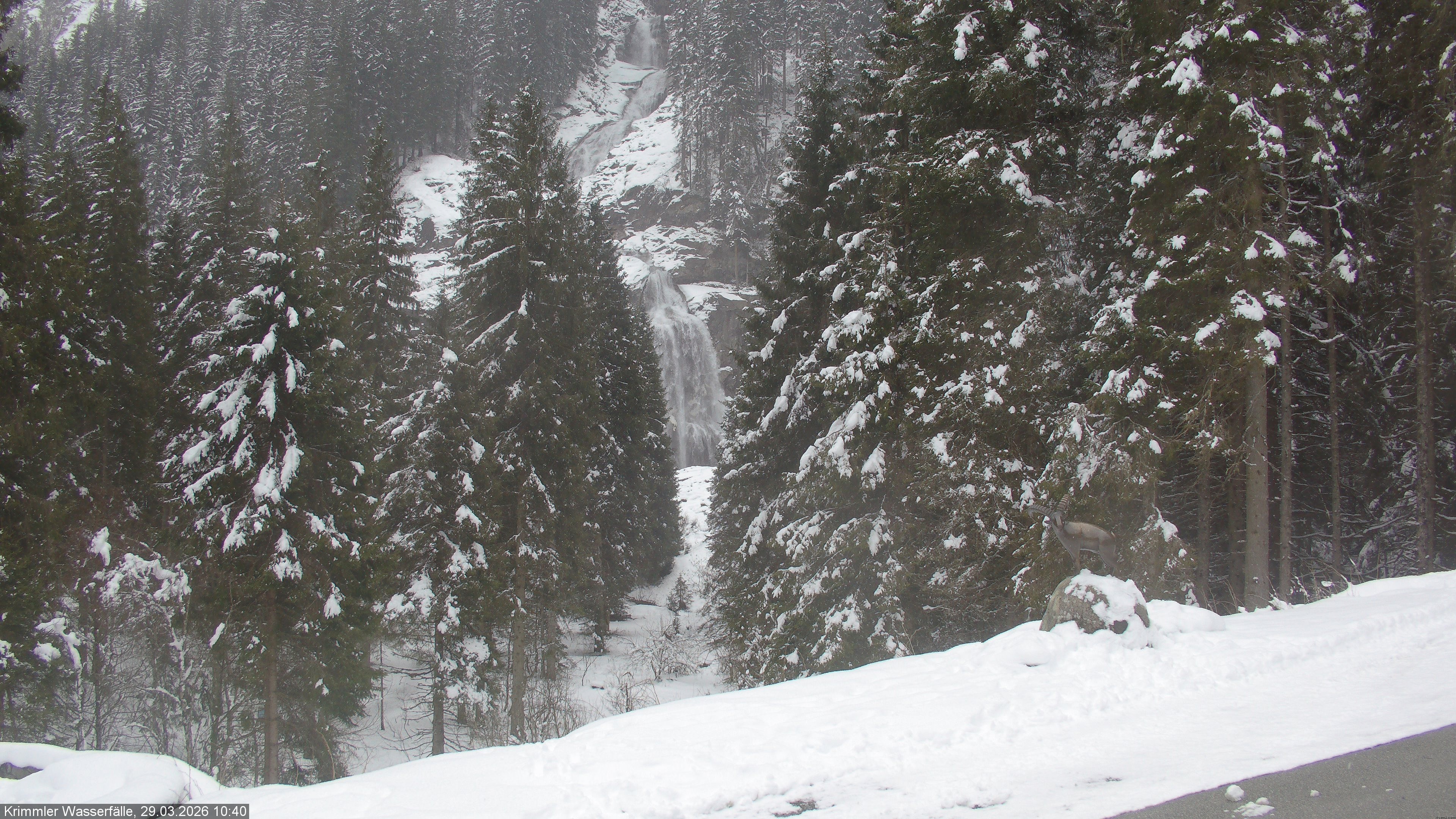 Archiv Foto Webcam Krimmler Wasserfall - Hanke's Café