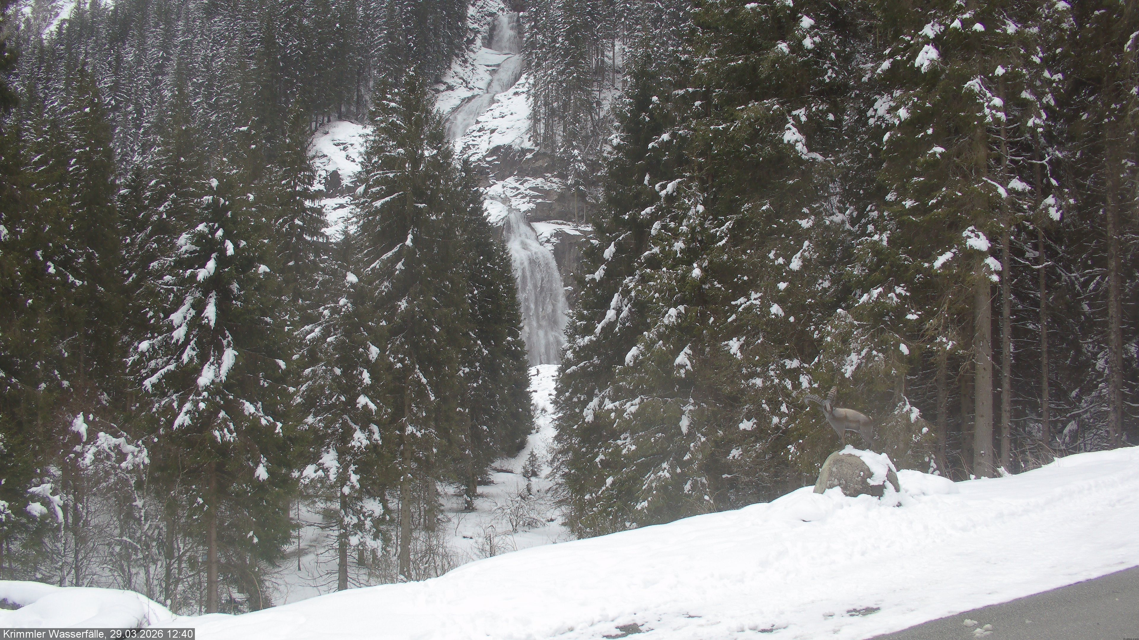 Archiv Foto Webcam Krimmler Wasserfall - Hanke's Café