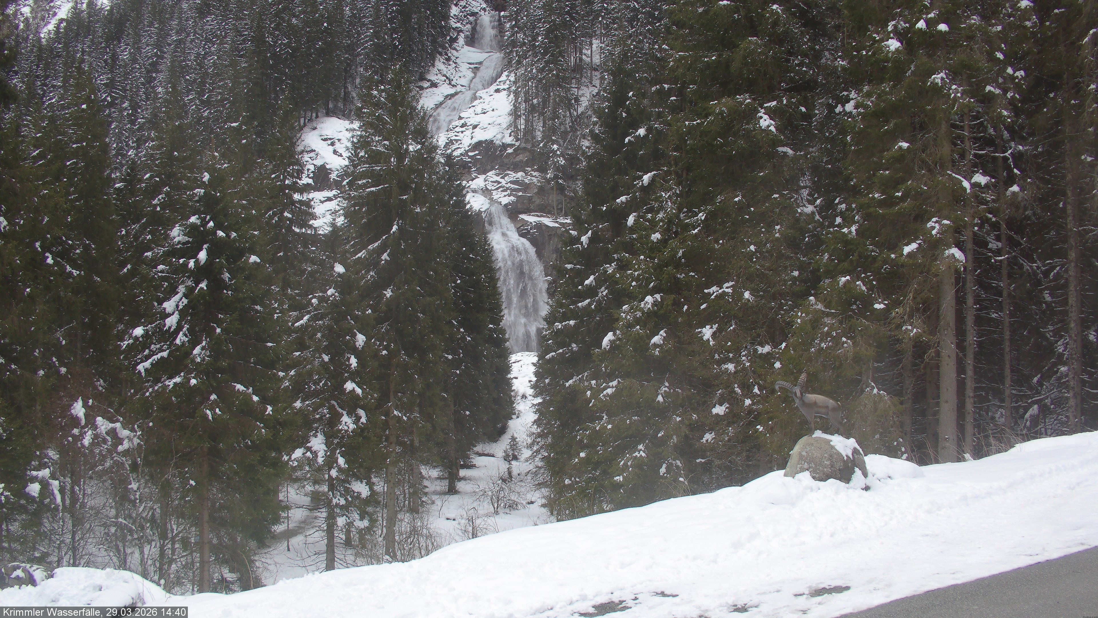 Archiv Foto Webcam Krimmler Wasserfall - Hanke's Café