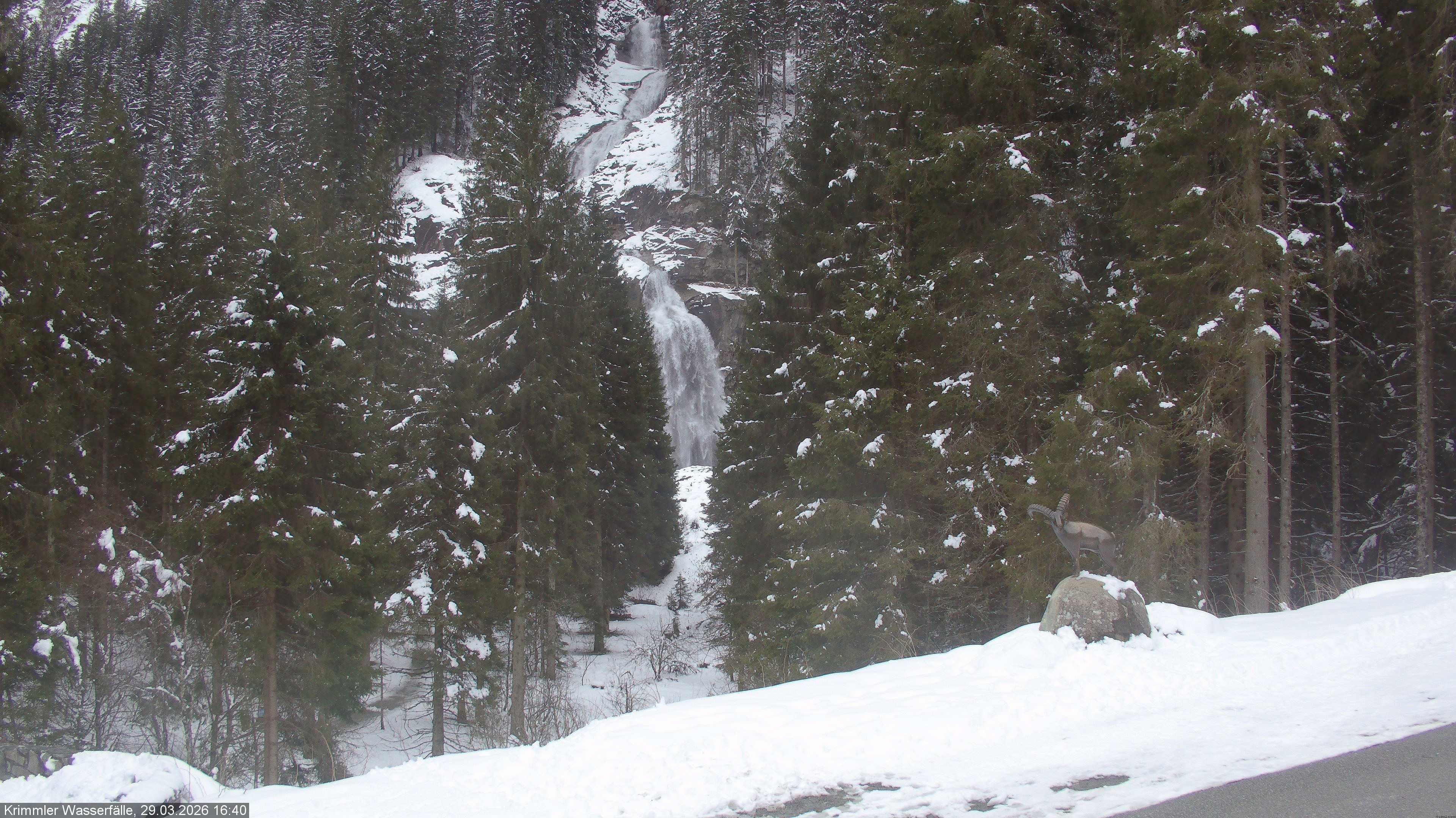 Archiv Foto Webcam Krimmler Wasserfall - Hanke's Café