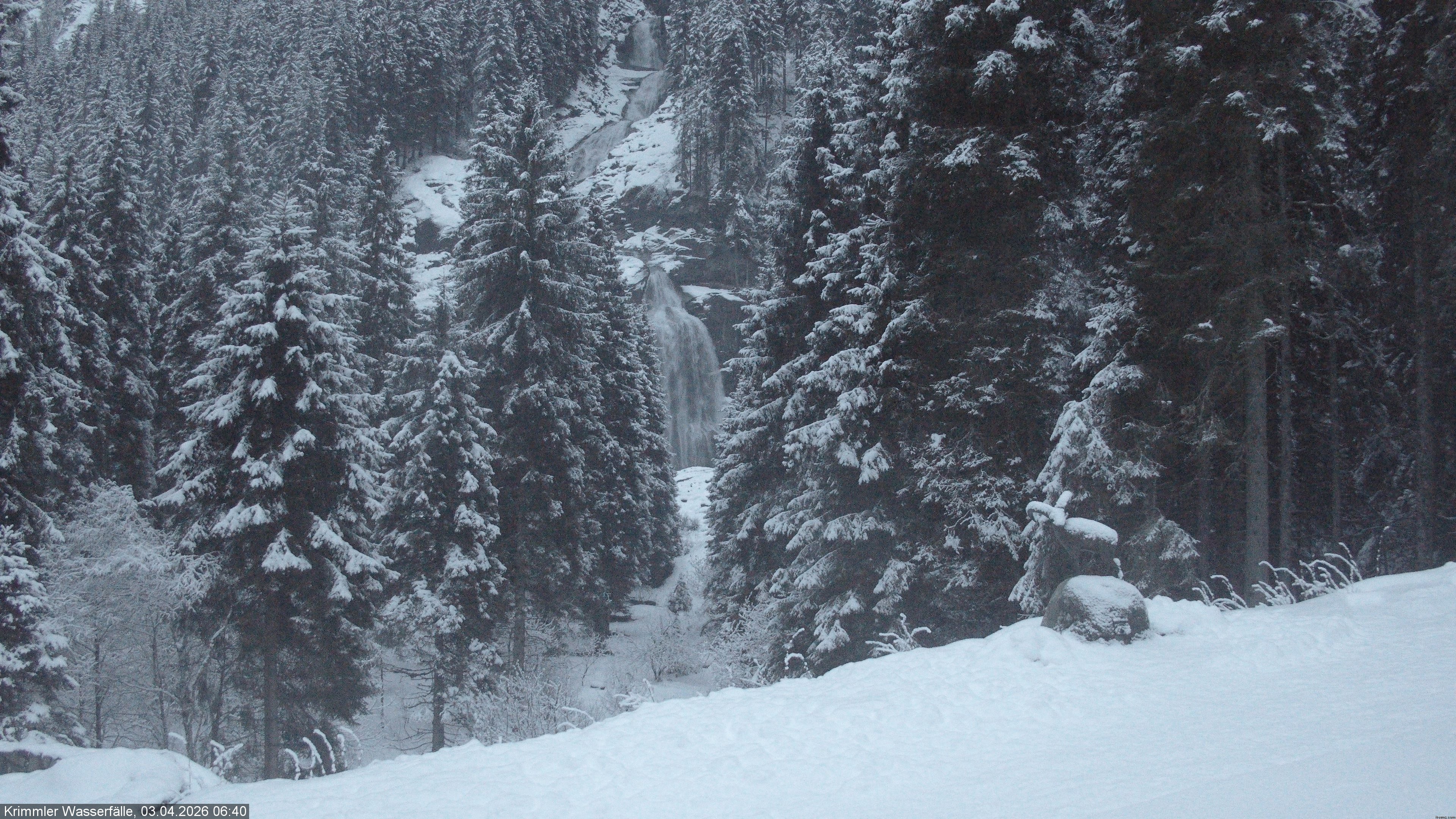 Archiv Foto Webcam Krimmler Wasserfall - Hanke's Café