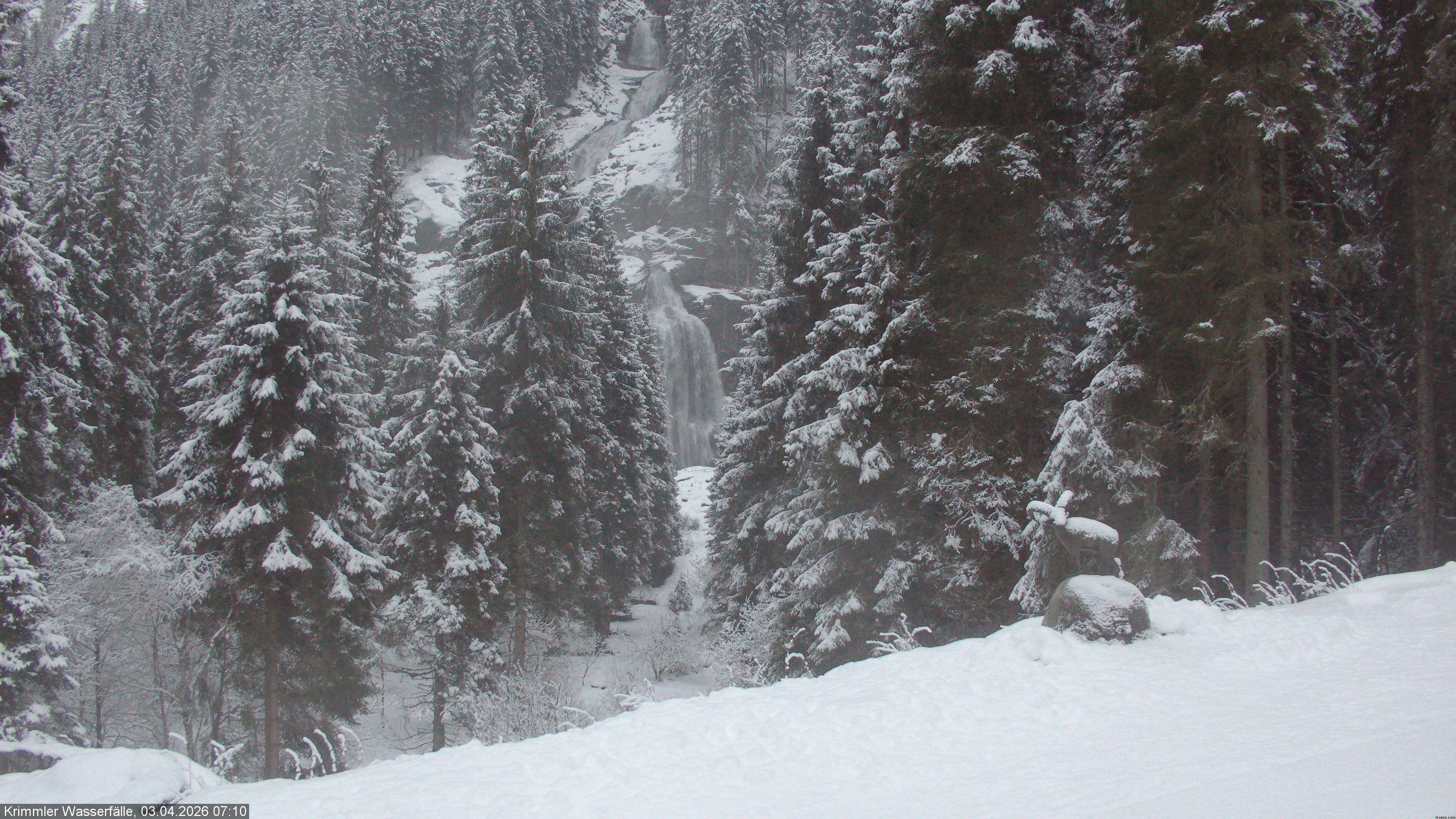Archiv Foto Webcam Krimmler Wasserfall - Hanke's Café