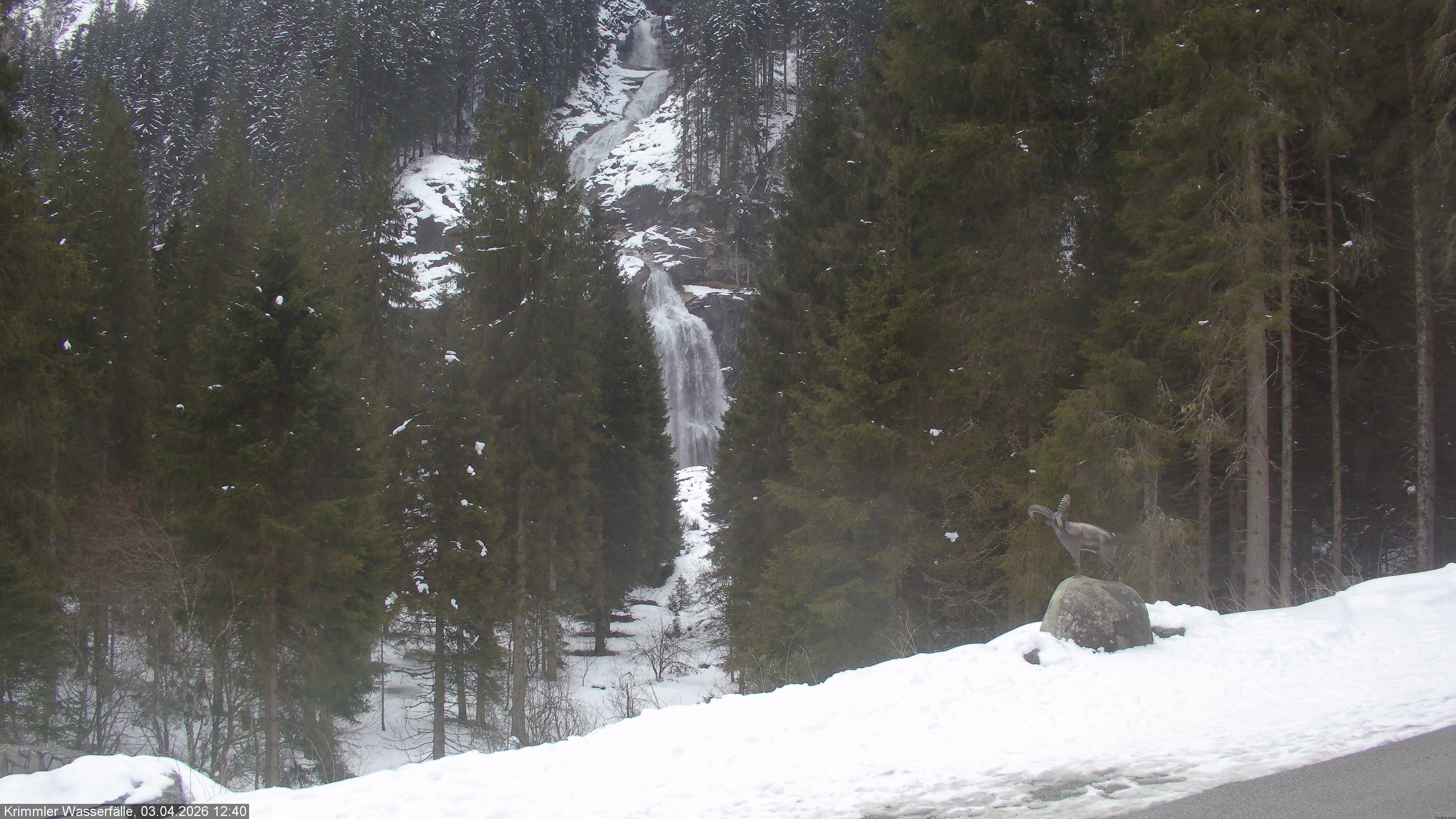 Archiv Foto Webcam Krimmler Wasserfall - Hanke's Café