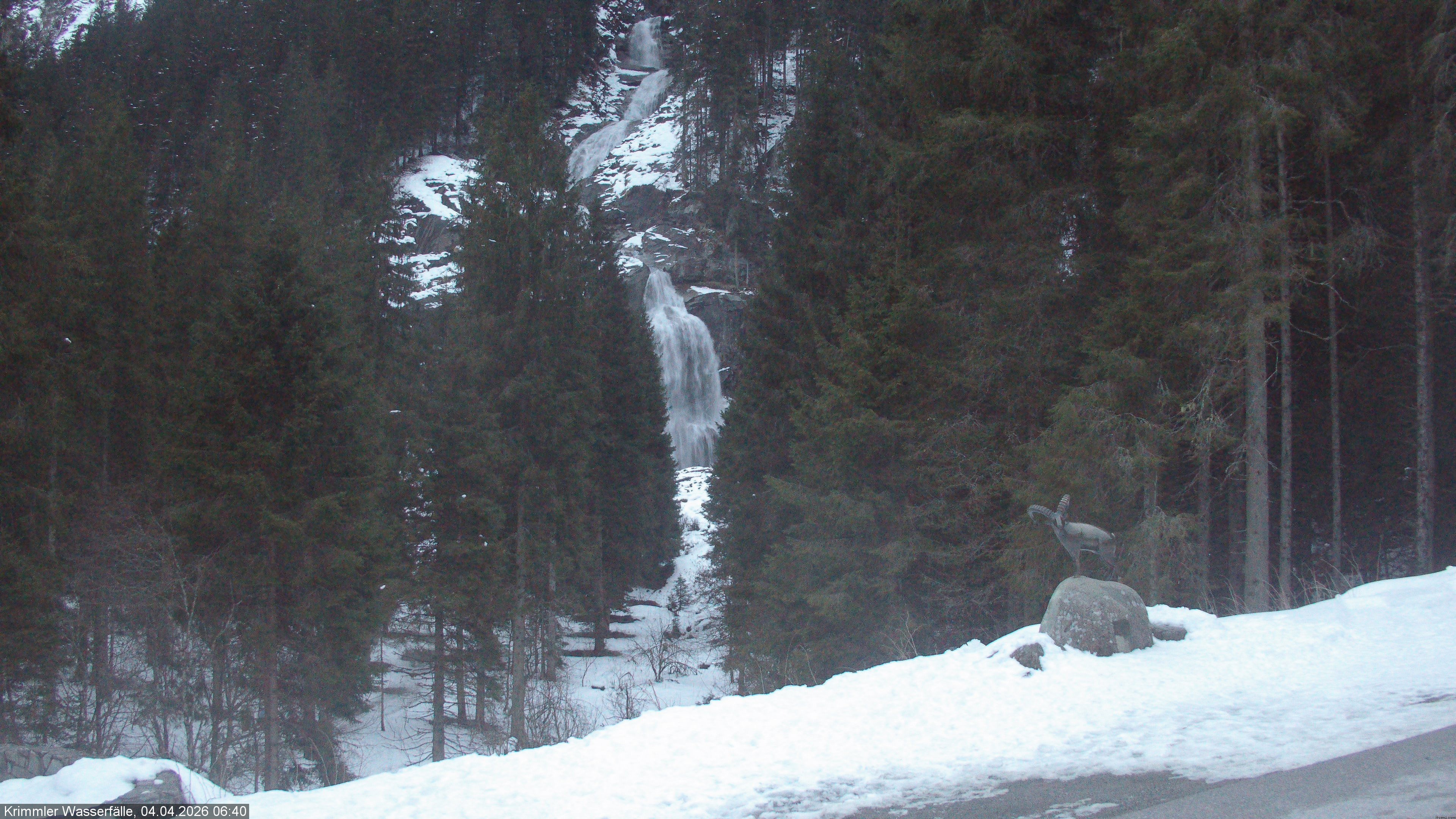 Archiv Foto Webcam Krimmler Wasserfall - Hanke's Café