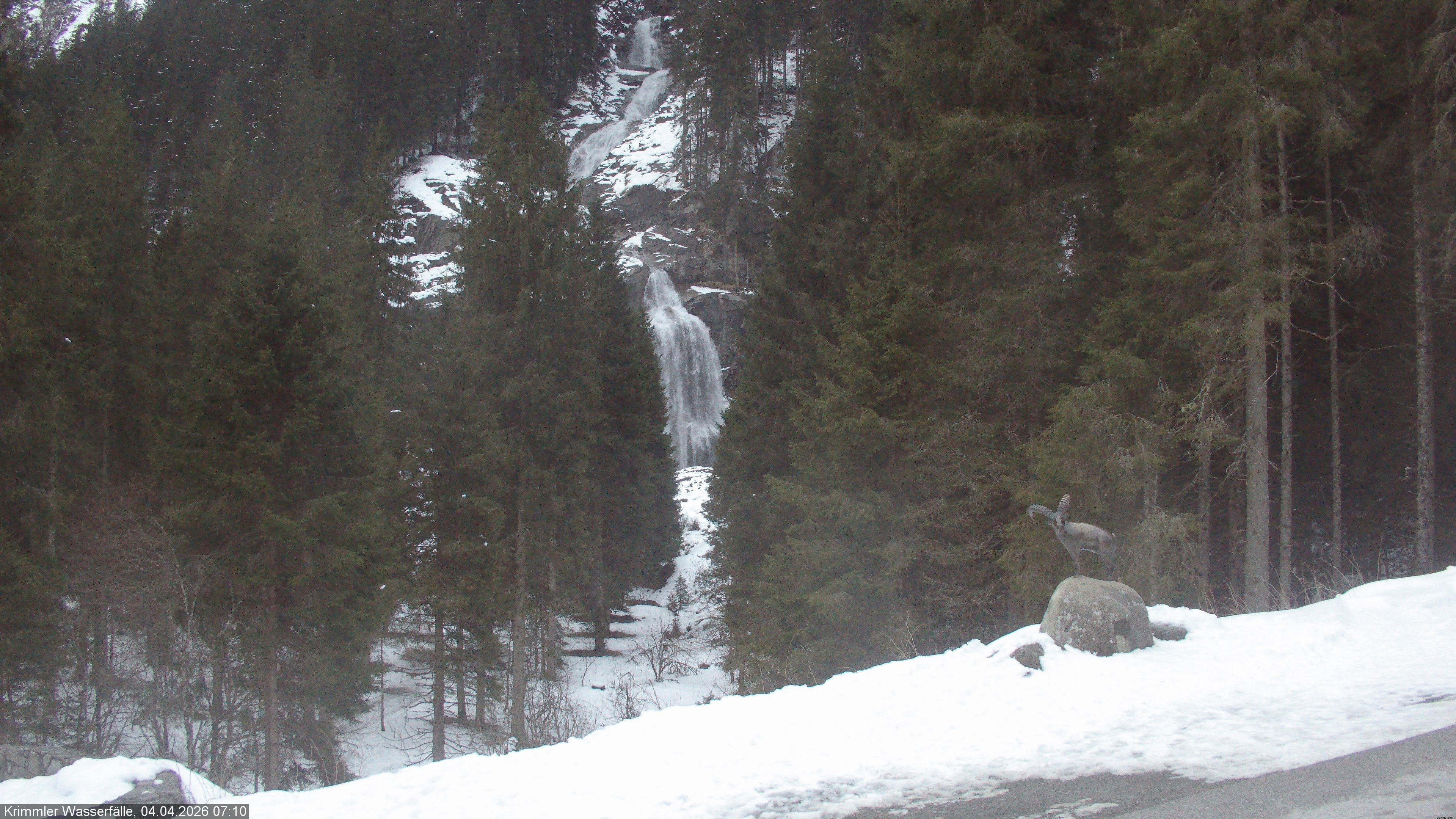 Archiv Foto Webcam Krimmler Wasserfall - Hanke's Café