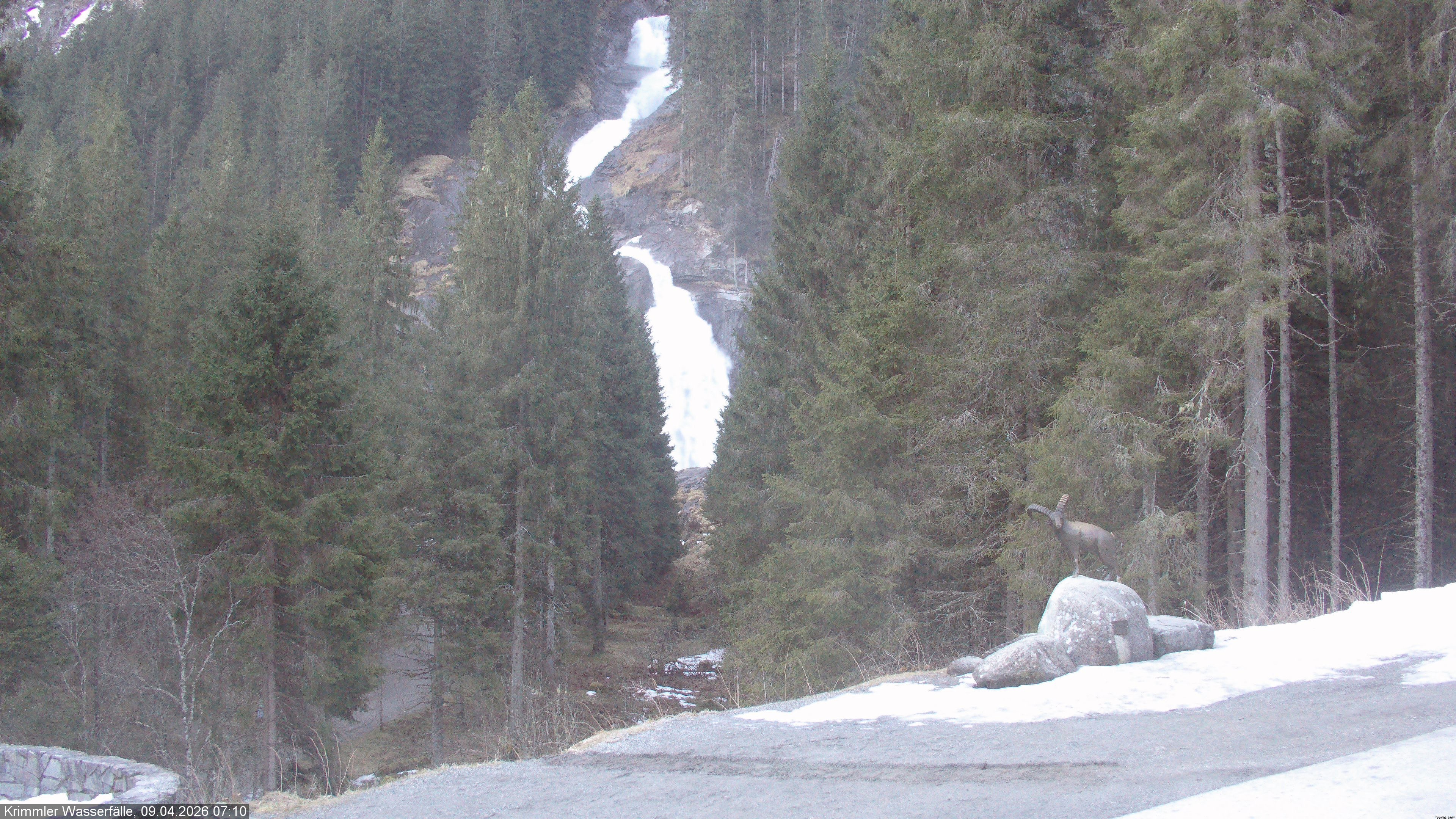 Archiv Foto Webcam Krimmler Wasserfall - Hanke's Café