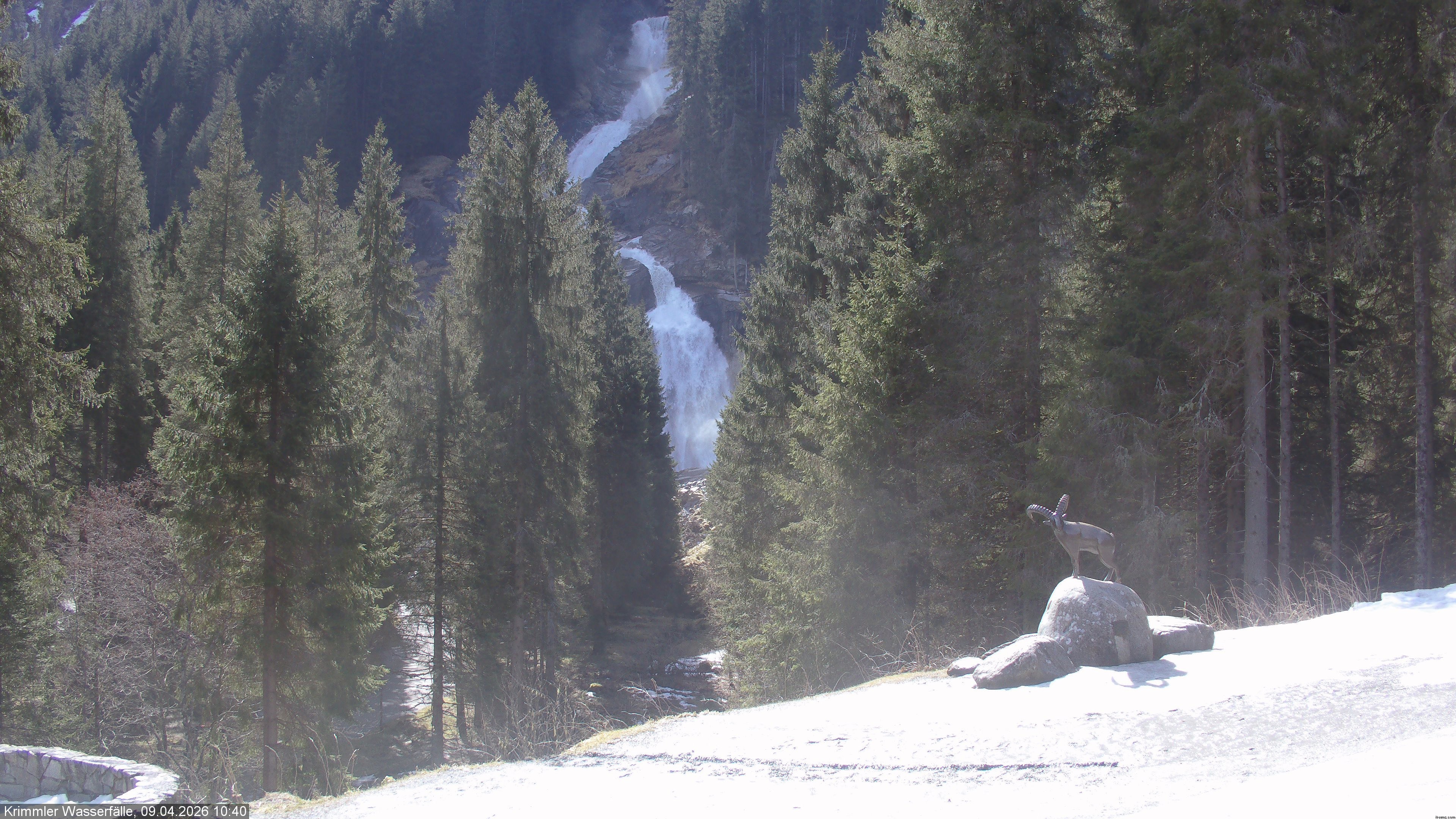 Archiv Foto Webcam Krimmler Wasserfall - Hanke's Café