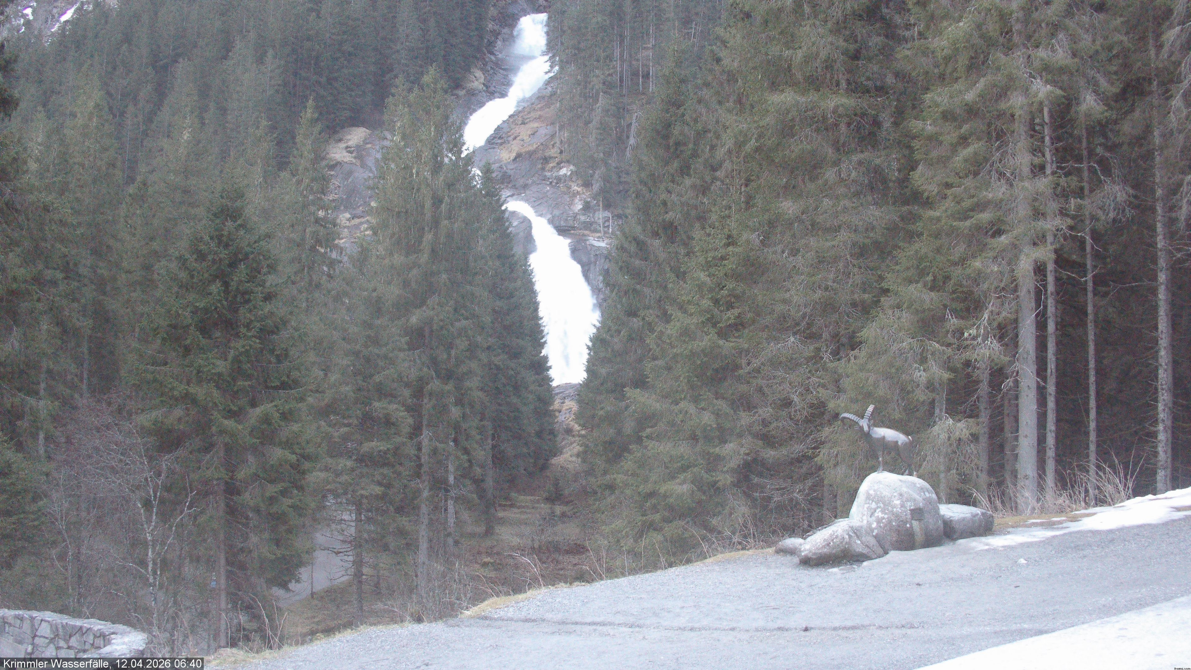 Archiv Foto Webcam Krimmler Wasserfall - Hanke's Café