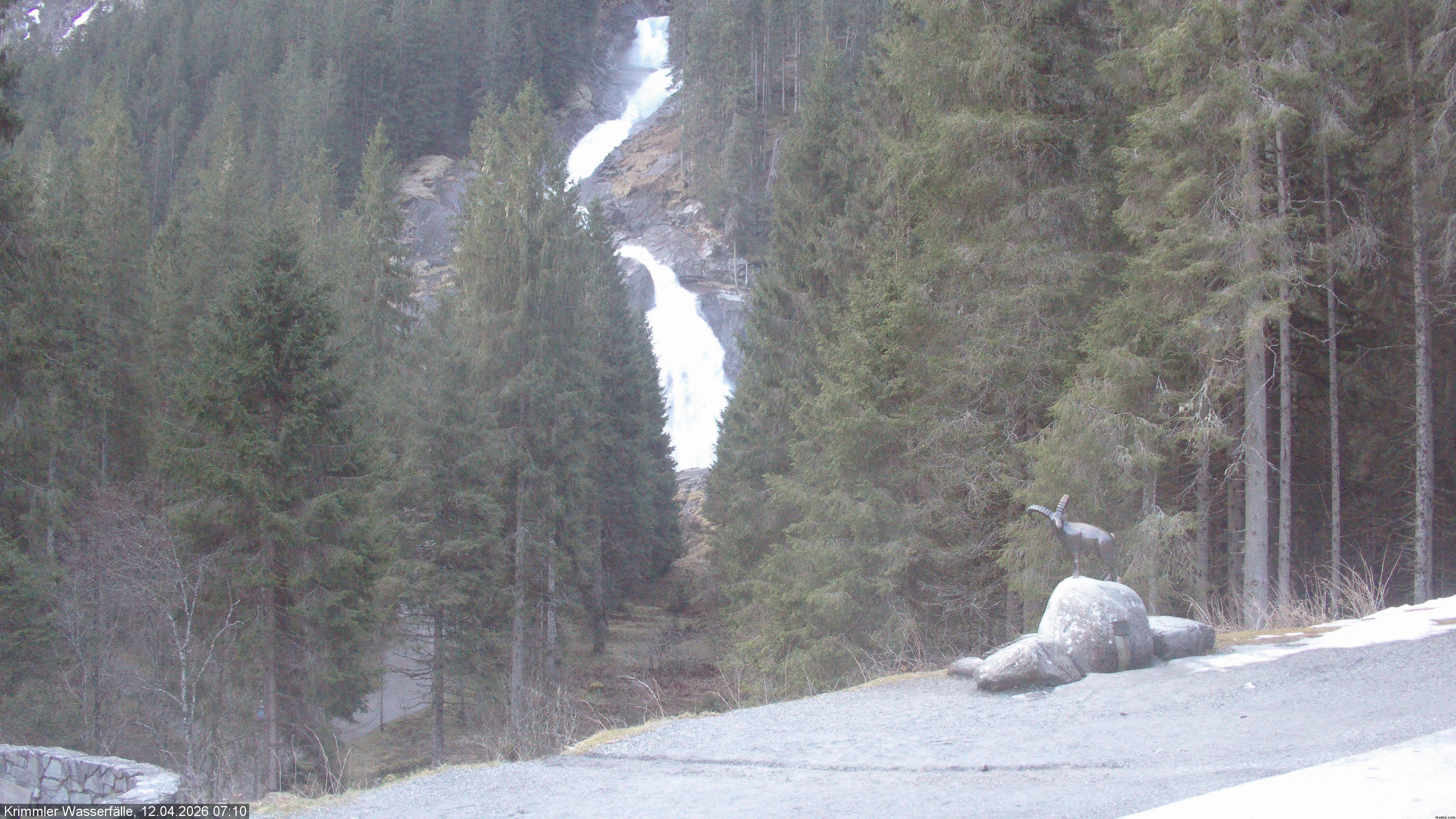 Archiv Foto Webcam Krimmler Wasserfall - Hanke's Café