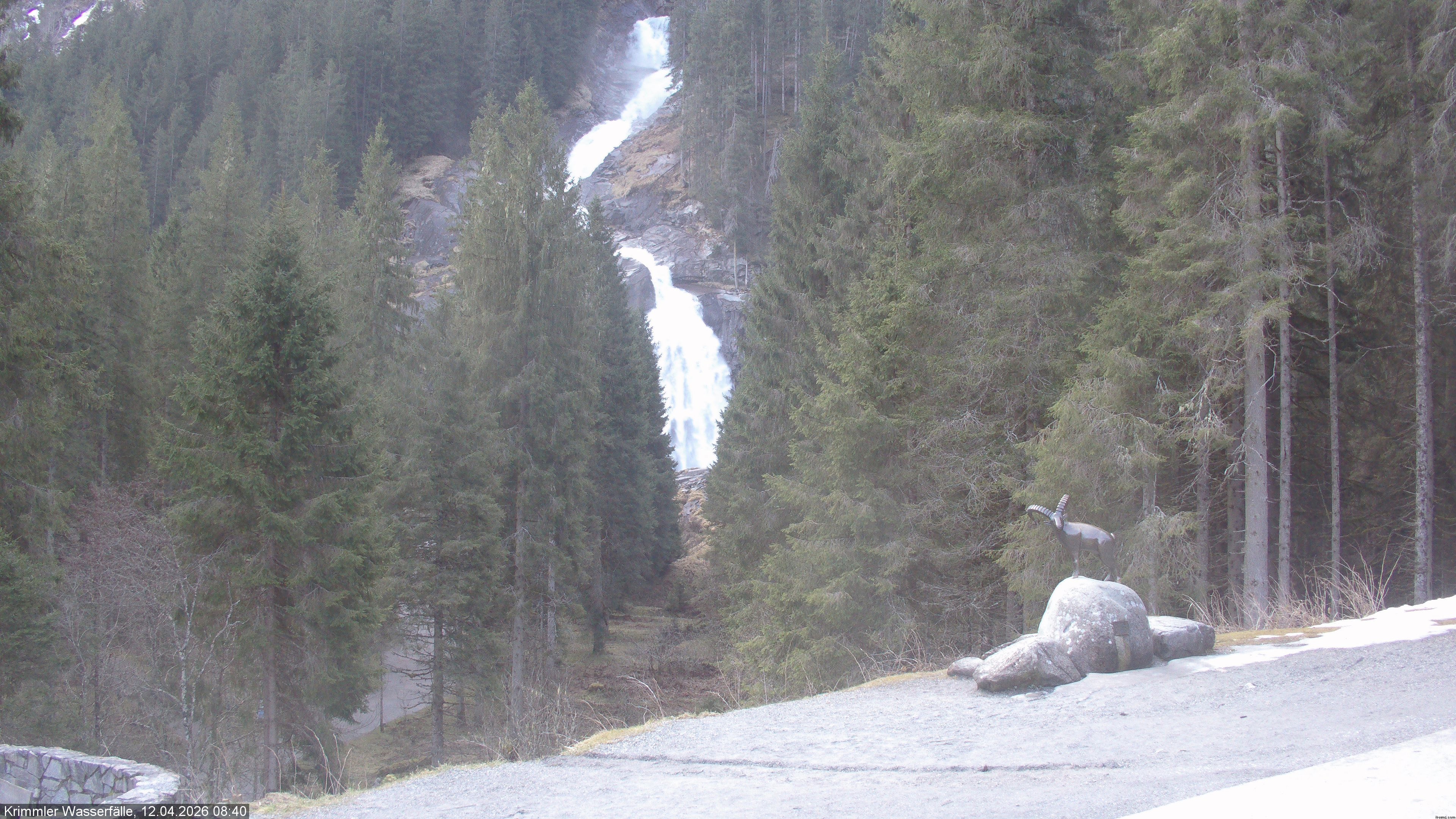 Archiv Foto Webcam Krimmler Wasserfall - Hanke's Café