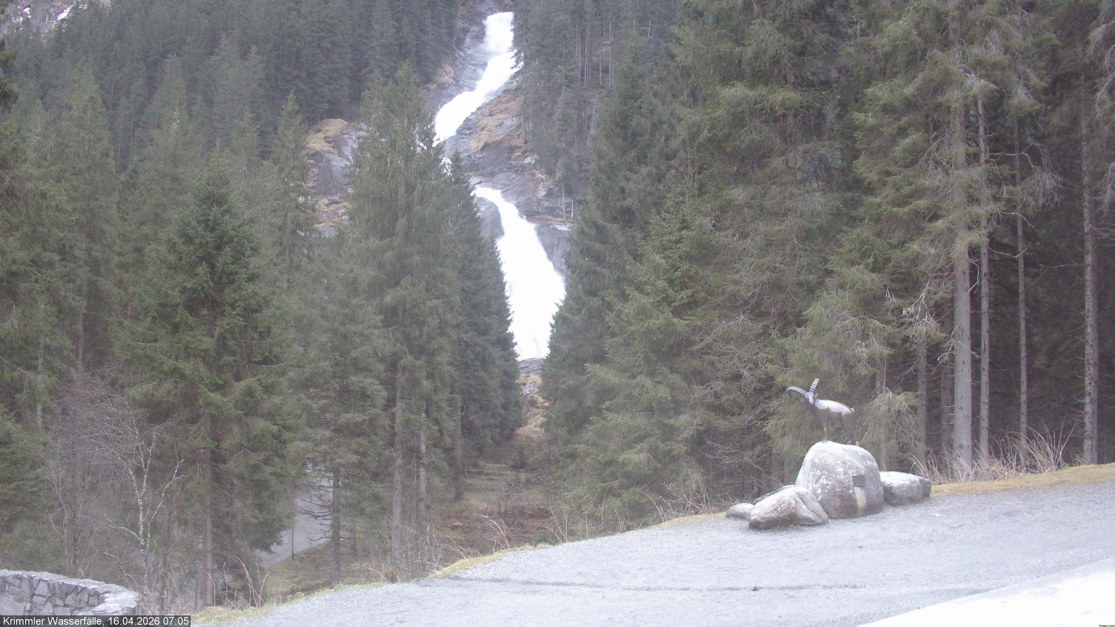 Archiv Foto Webcam Krimmler Wasserfall - Hanke's Café