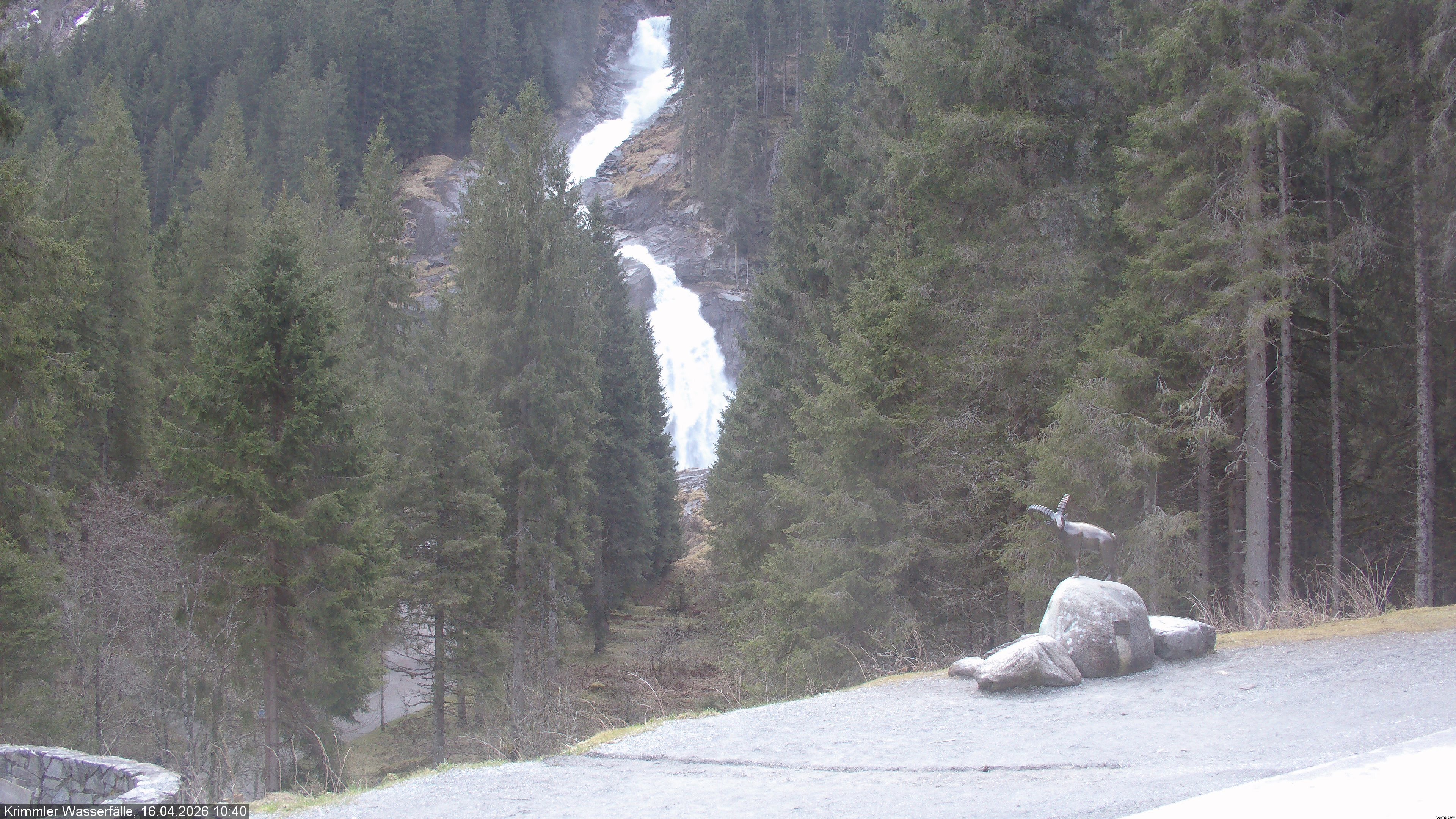 Archiv Foto Webcam Krimmler Wasserfall - Hanke's Café